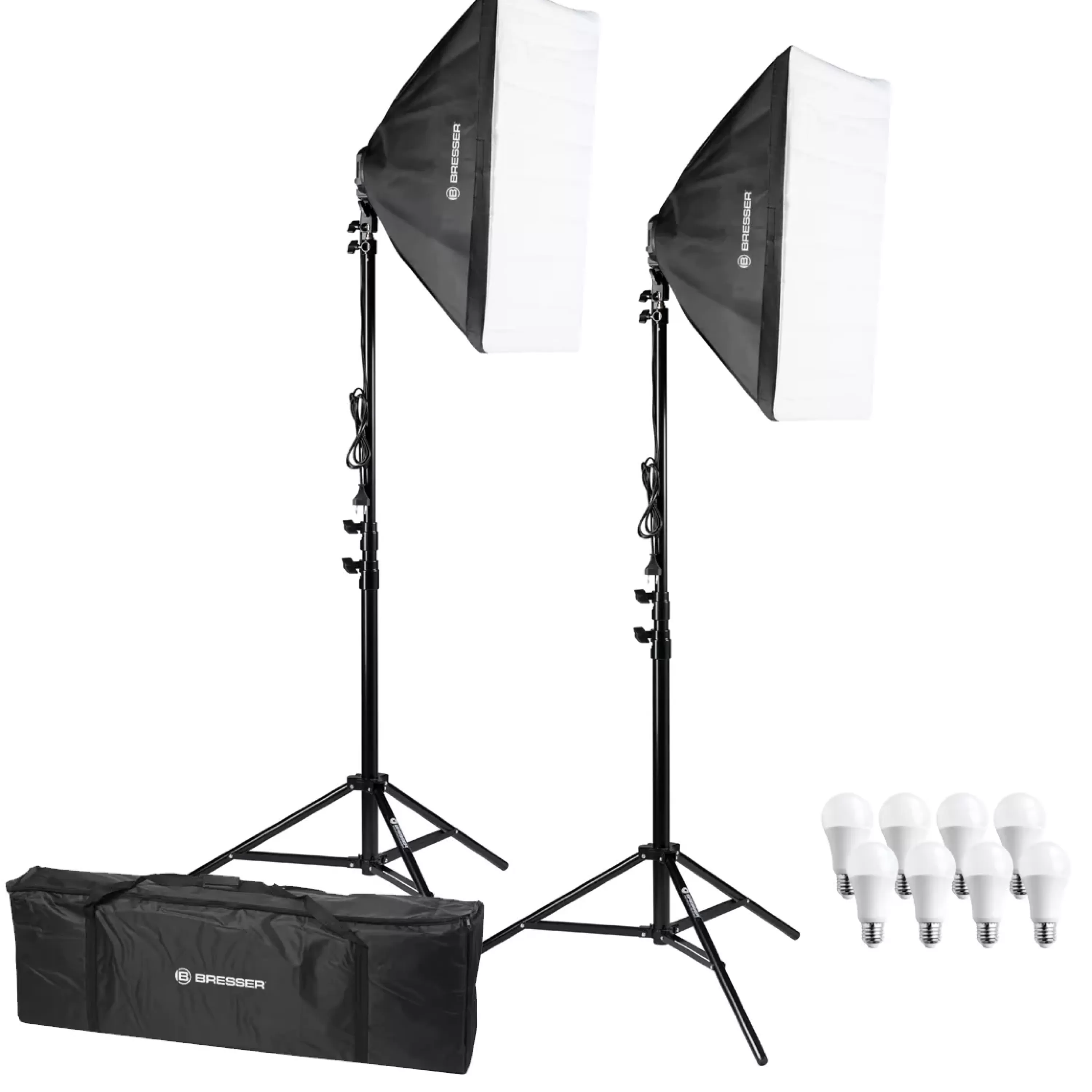 Clearance Bresser BR-2845 LED Tageslicht-Set mit Softboxen