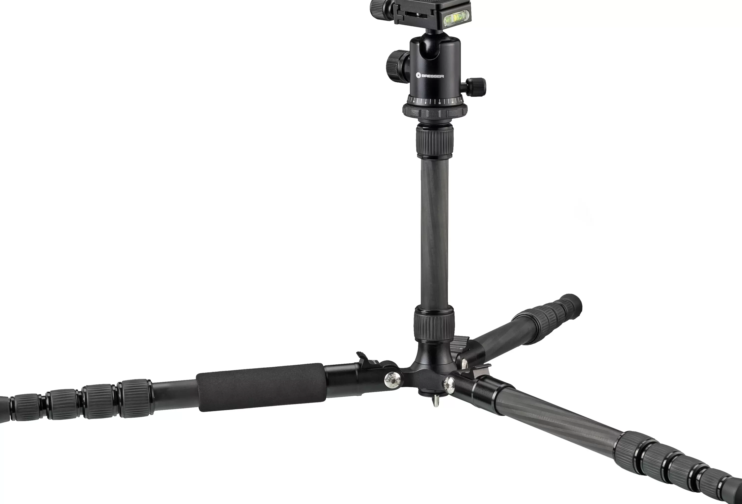 Outlet Bresser BR-2205-N1 Carbon Fotostativ bis 8 kg verwendbar als Dreibein- und Bodenstativ
