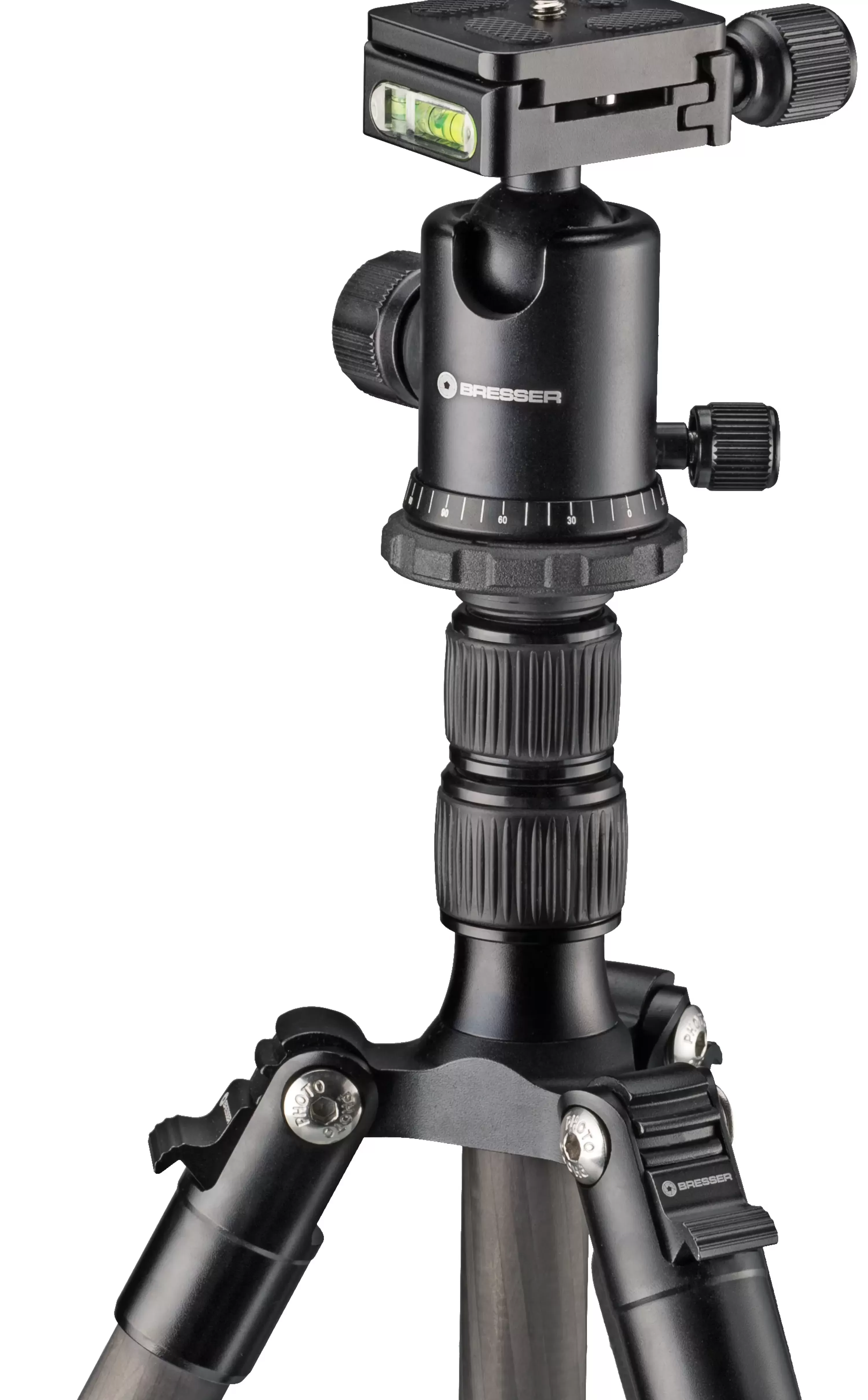Outlet Bresser BR-2205-N1 Carbon Fotostativ bis 8 kg verwendbar als Dreibein- und Bodenstativ