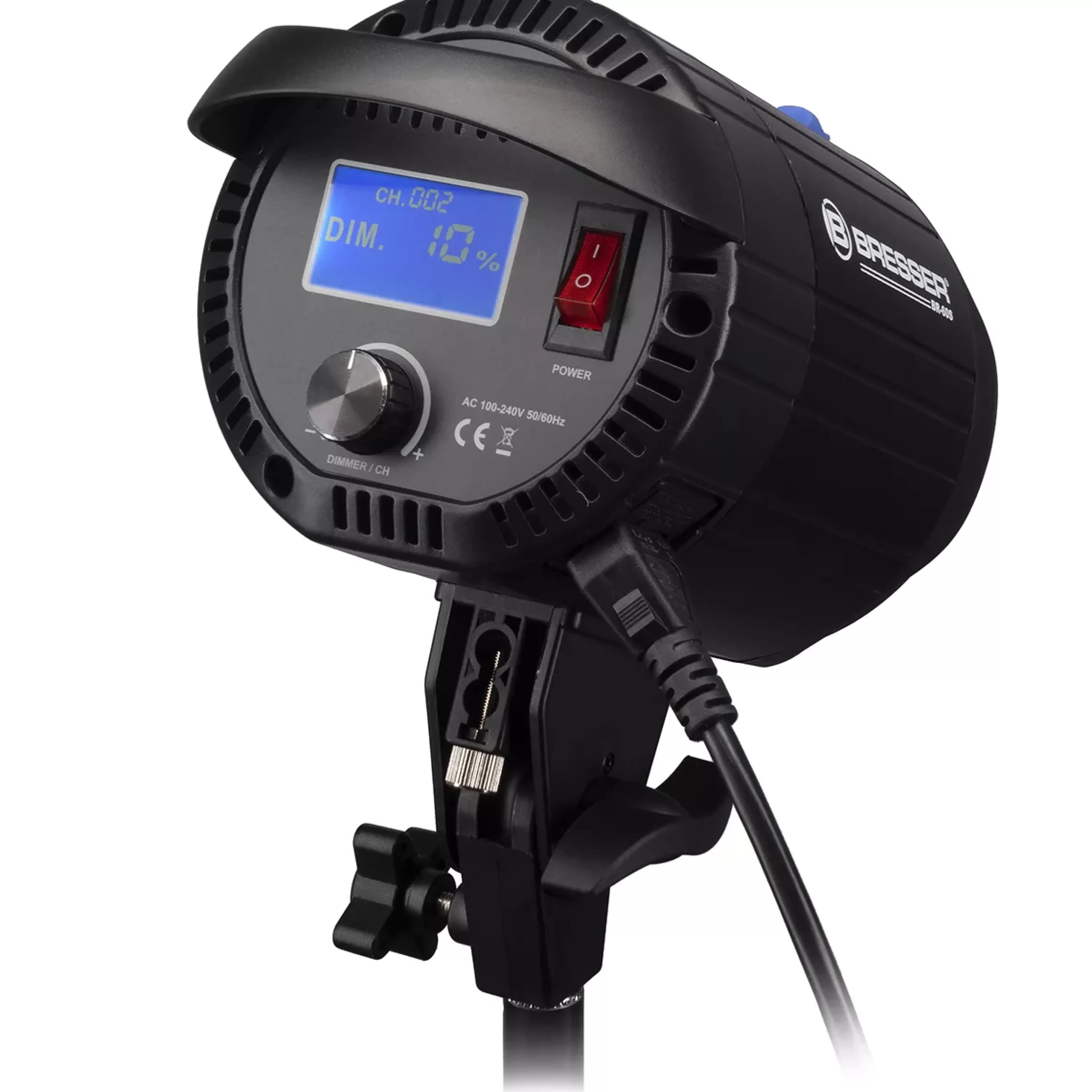 Fashion Bresser BR-60S COB LED-Studiolampe 60W mit Bowens Anschluss für Softboxen