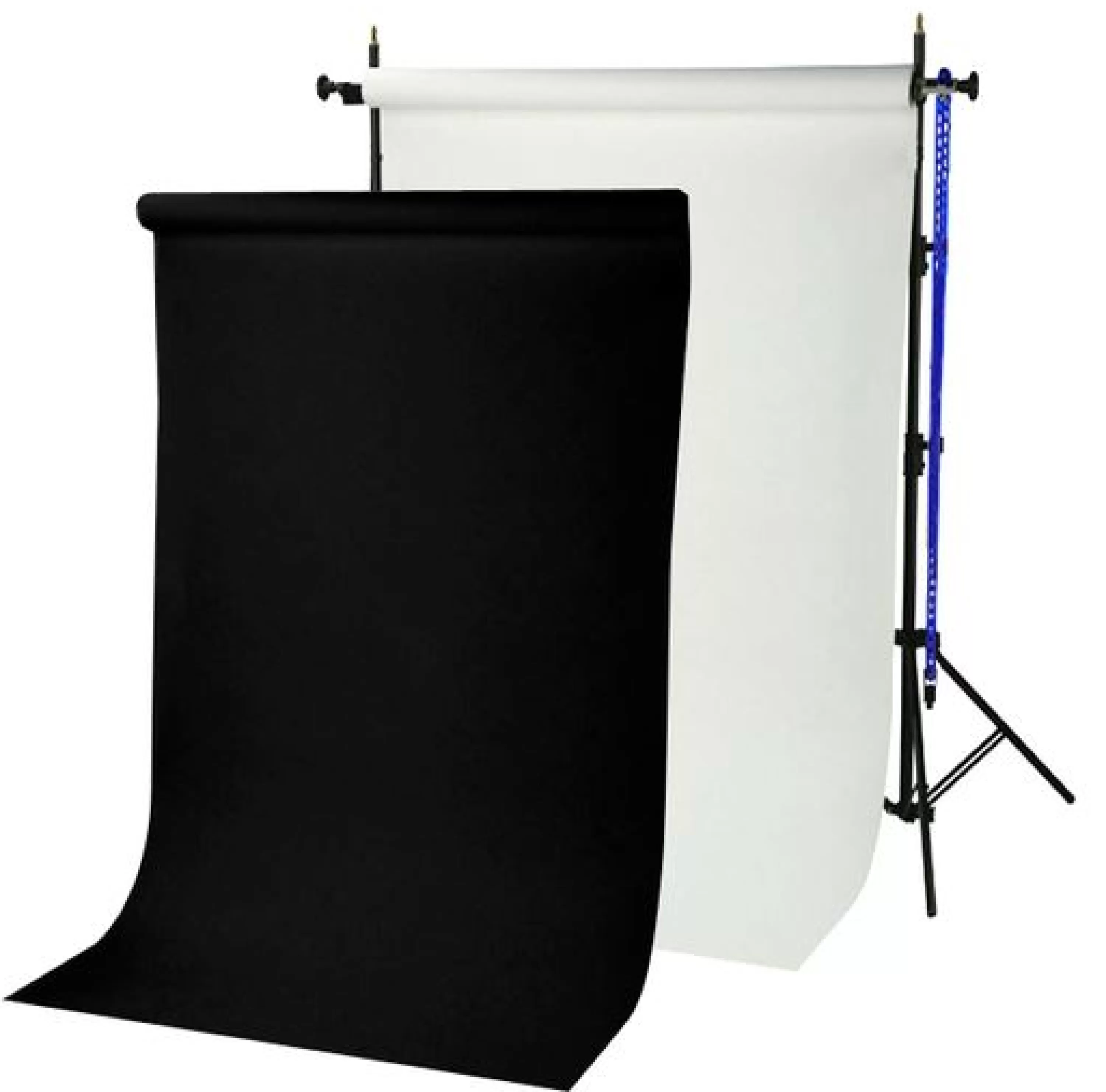 Cheap Bresser BR-TP240 Hintergrundsystem 240 cm hoch + 2 Papierrollen (1,35 x 11 m) arktisch weiß und schwarz
