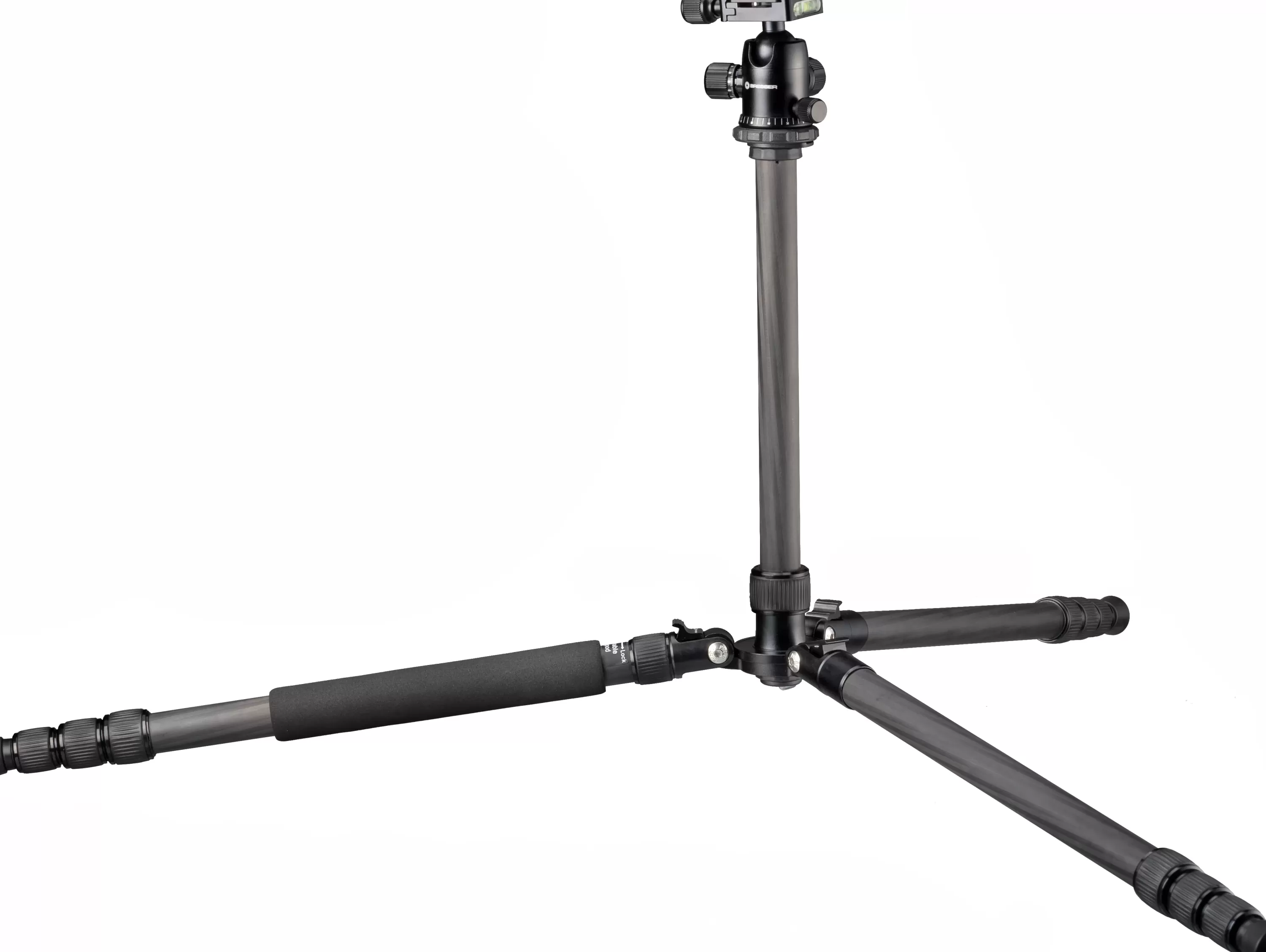 Shop Bresser BR-2504X8C-B1 Carbon Kamerastativ bis 10 kg verwendbar als Dreibein-, Einbein- und Bodenstativ