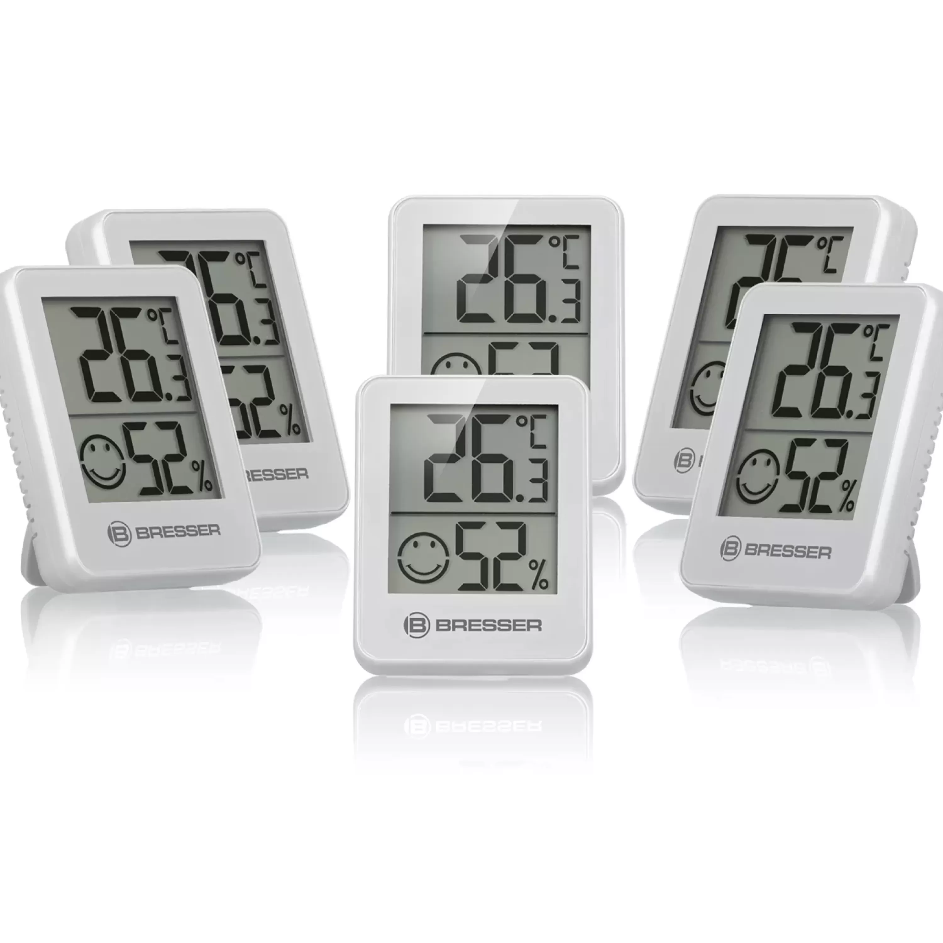 Cheap Bresser ClimaTemp Thermo-Hygrometer 6er-Set