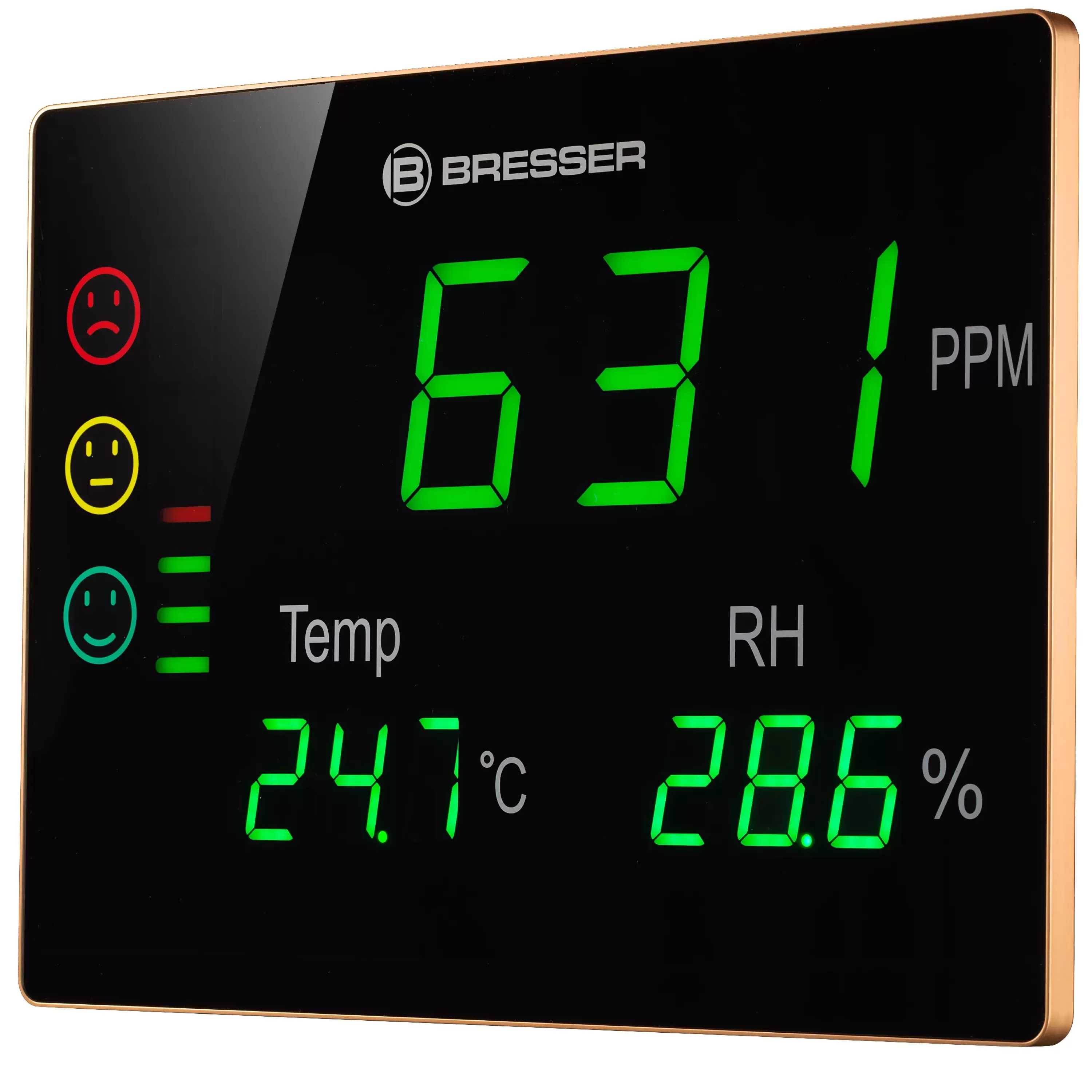 Discount Bresser CO2-Messgerät Smile XXL mit CO2-Ampel und extragroßem LED-Display