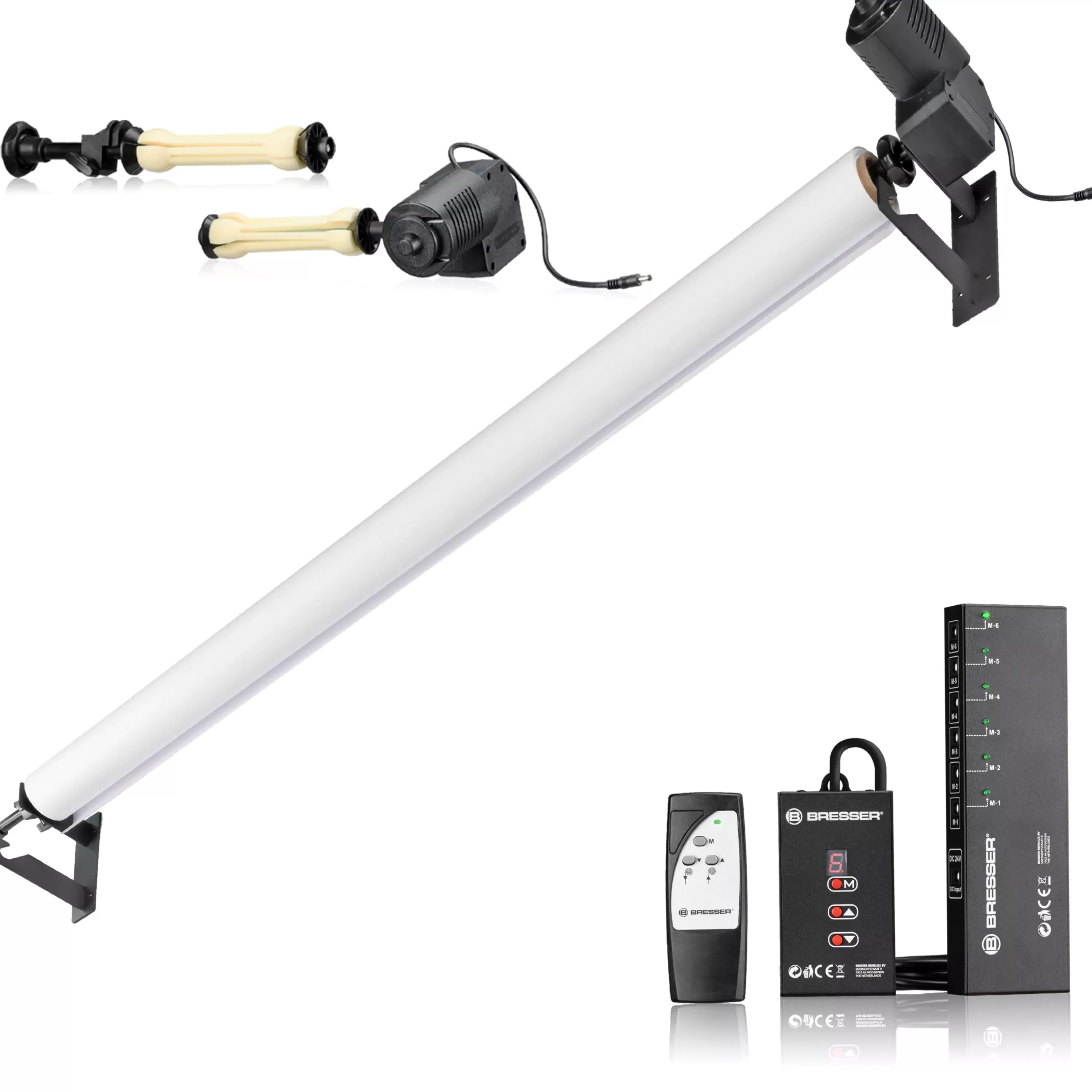 Clearance Bresser EBS-2 Elektrisches Backdrop System für 2 Hintergrundrollen