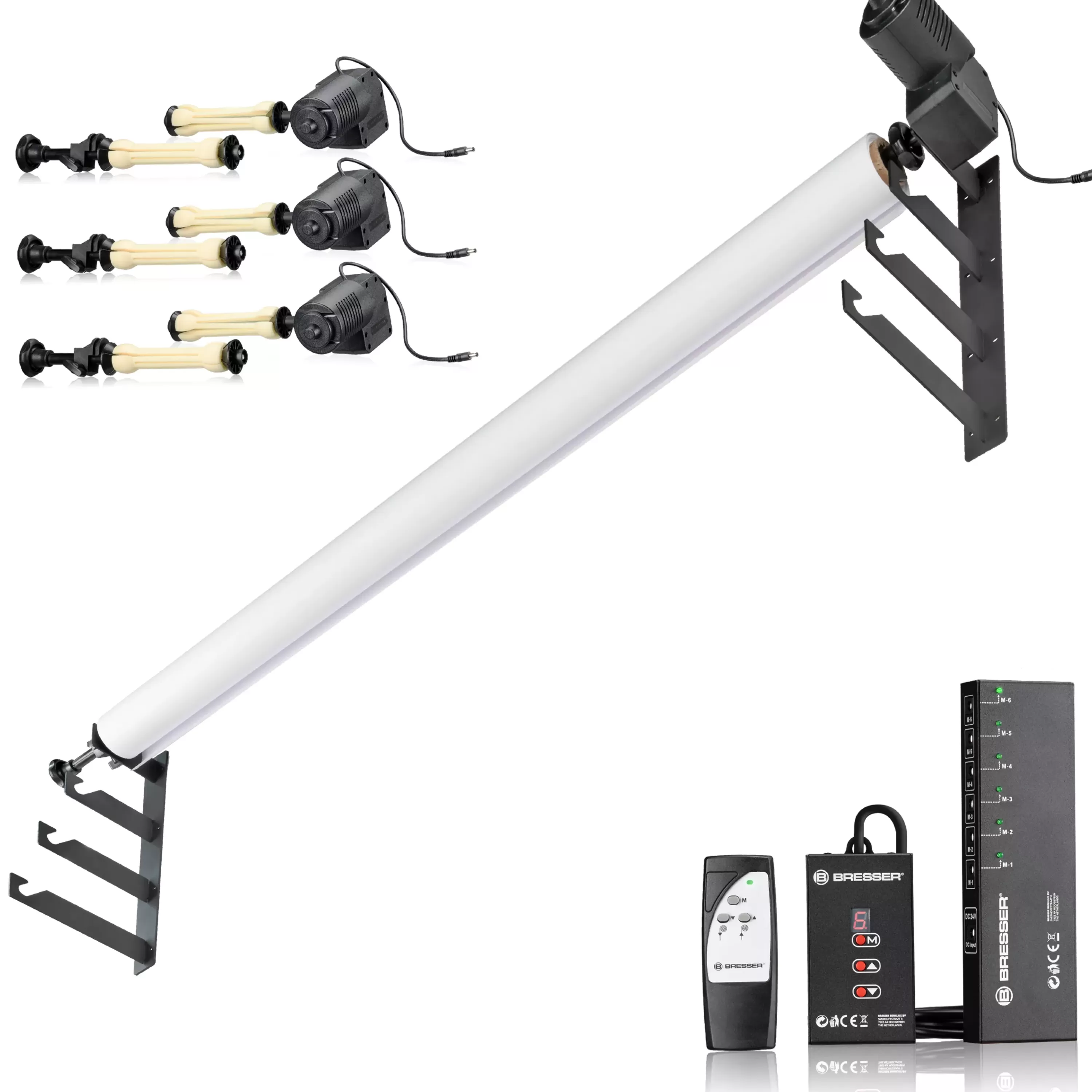 Store Bresser EBS-4 Elektrisches Backdrop System für 4 Rollen