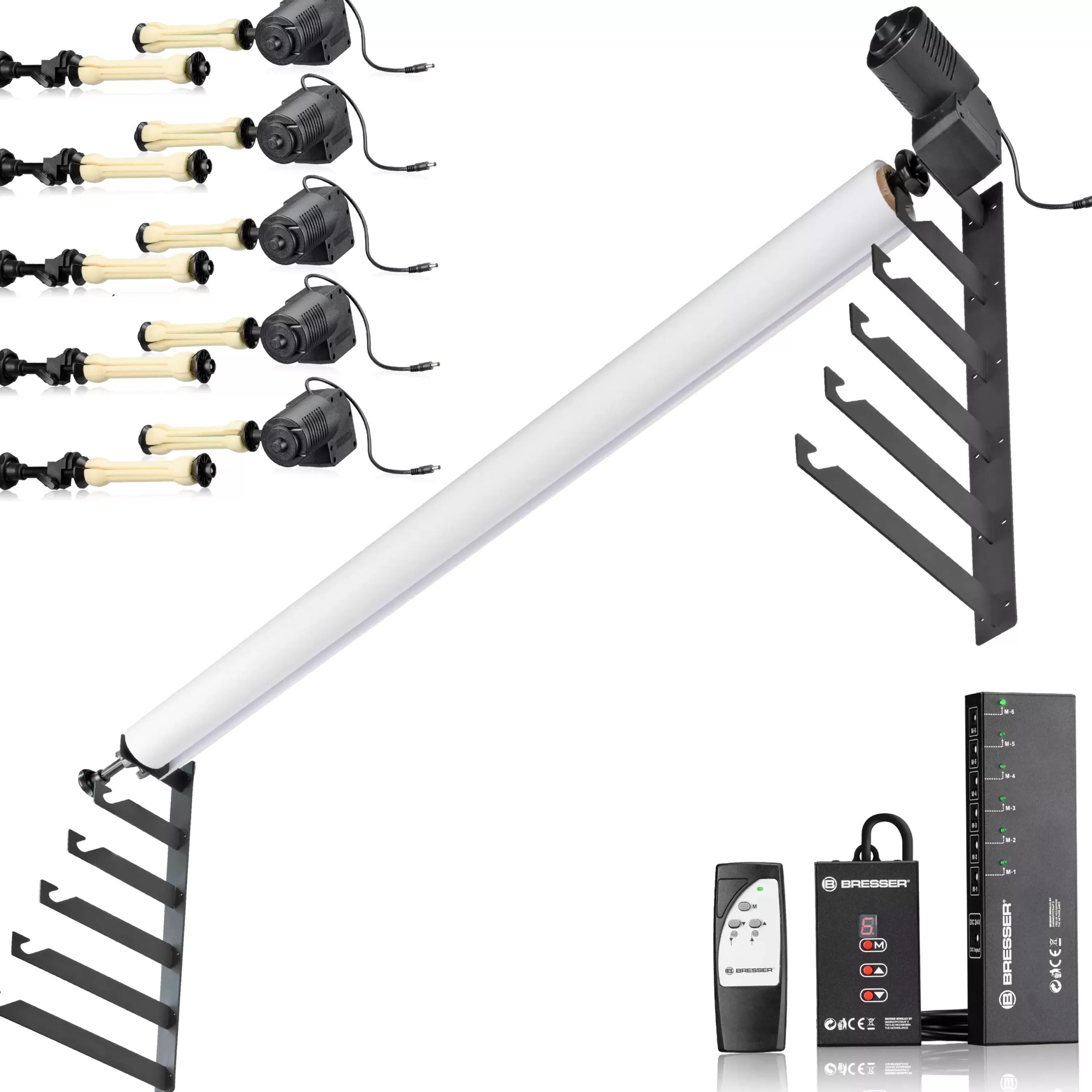 Outlet Bresser EBS-6 Elektrisches Backdrop System für 6 Rollen