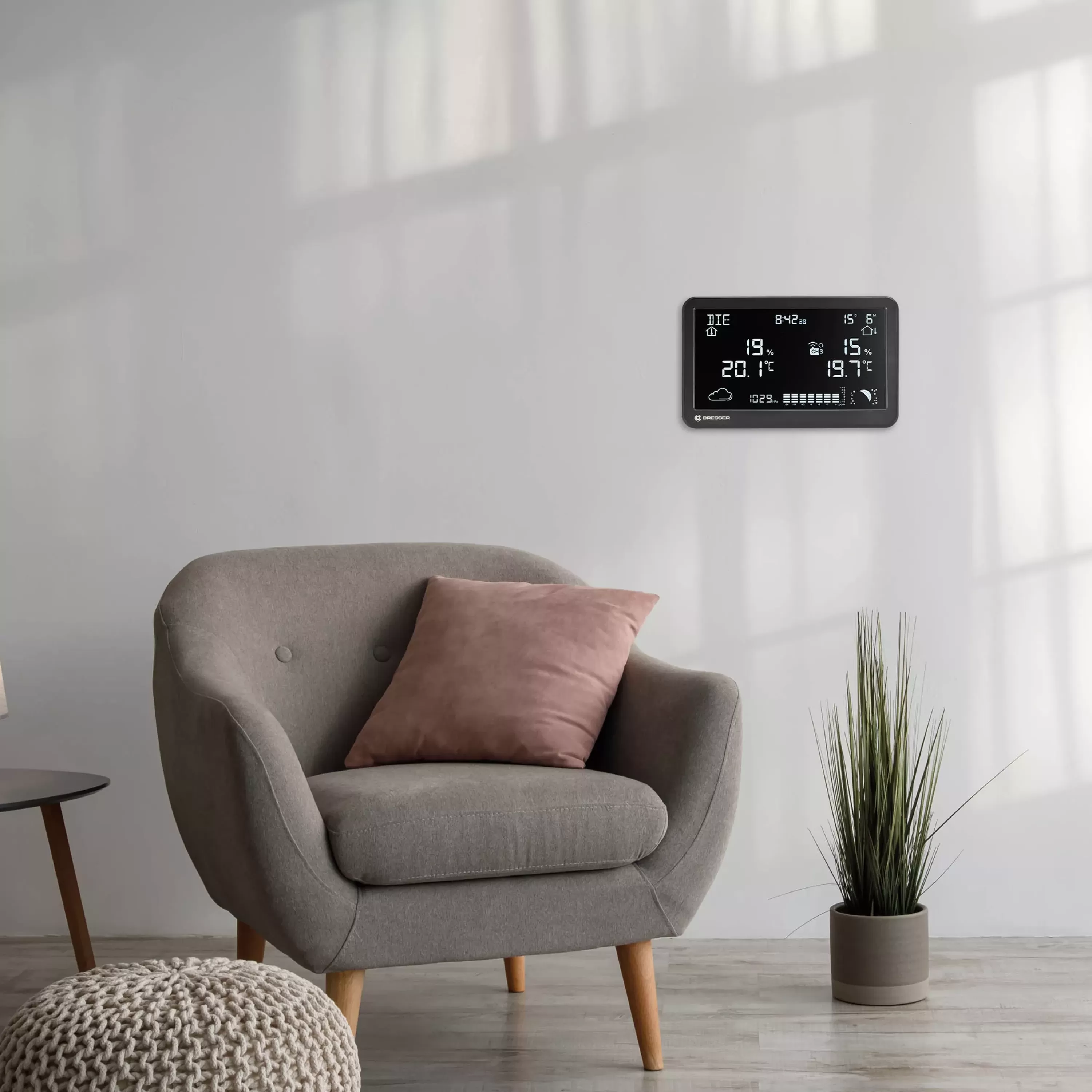 New Bresser Funk-Wetterstation MeteoTemp TBH