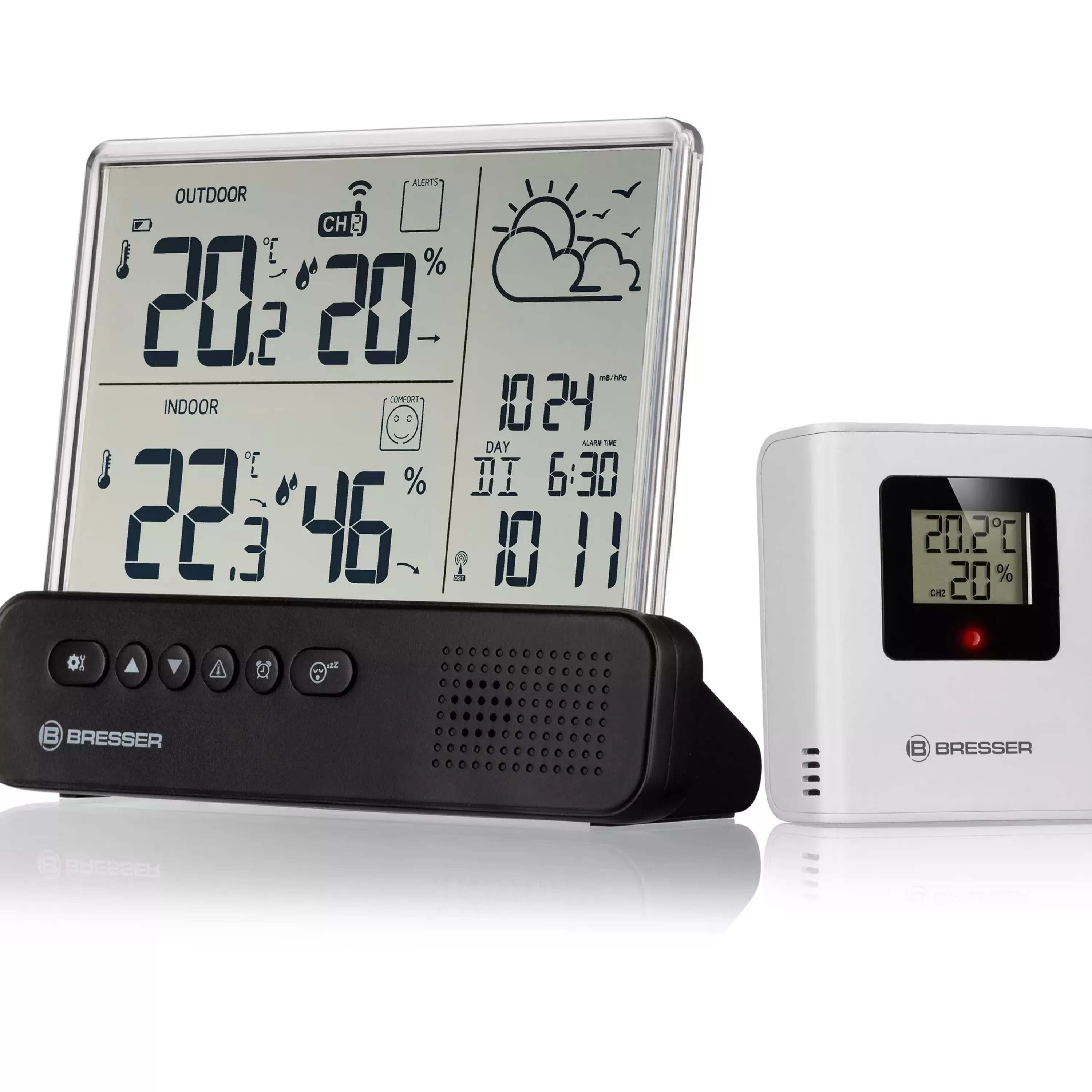New Bresser Funkwetterstation Translucidus NV
