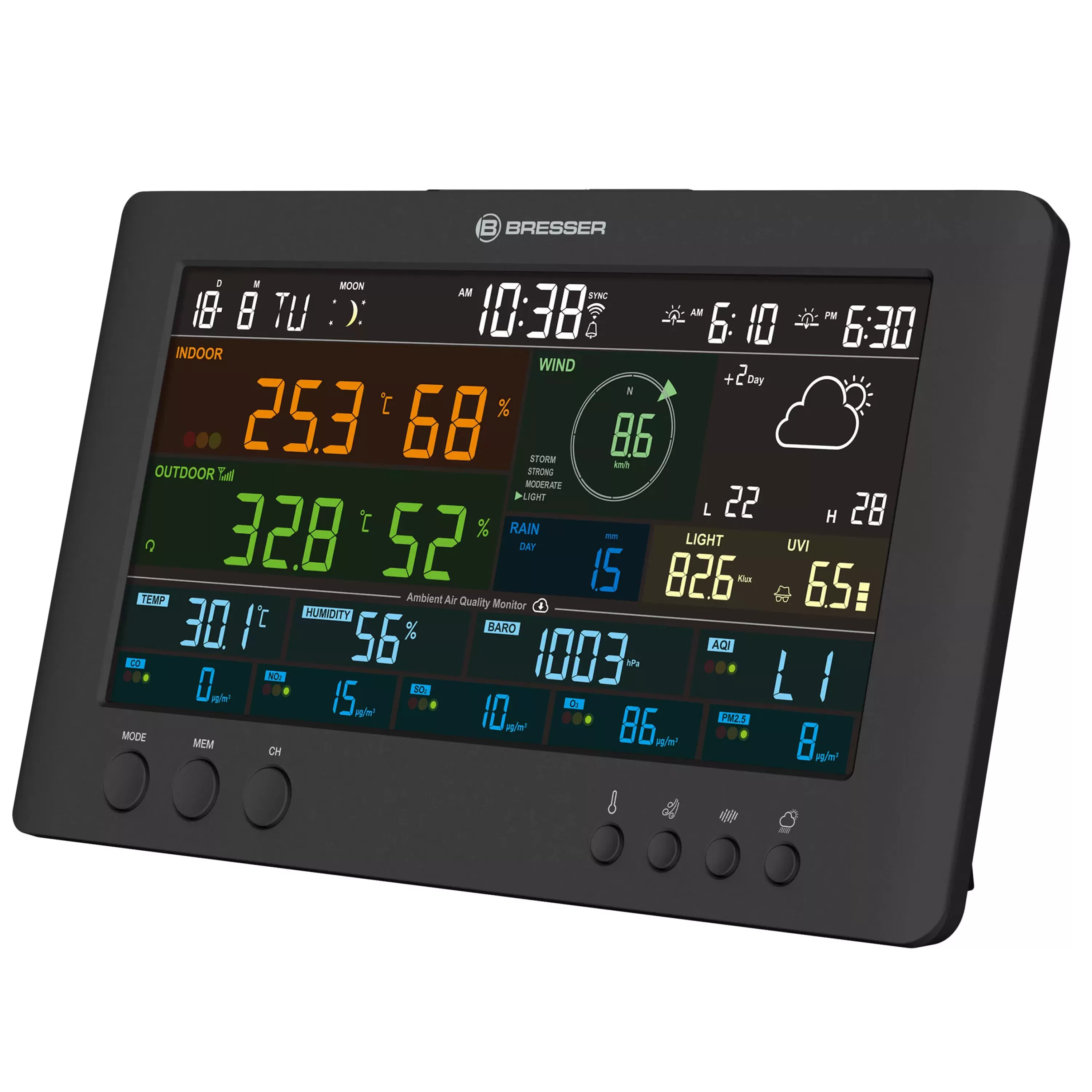 Hot Bresser 7-in-1-Wetterstation Air-Mon