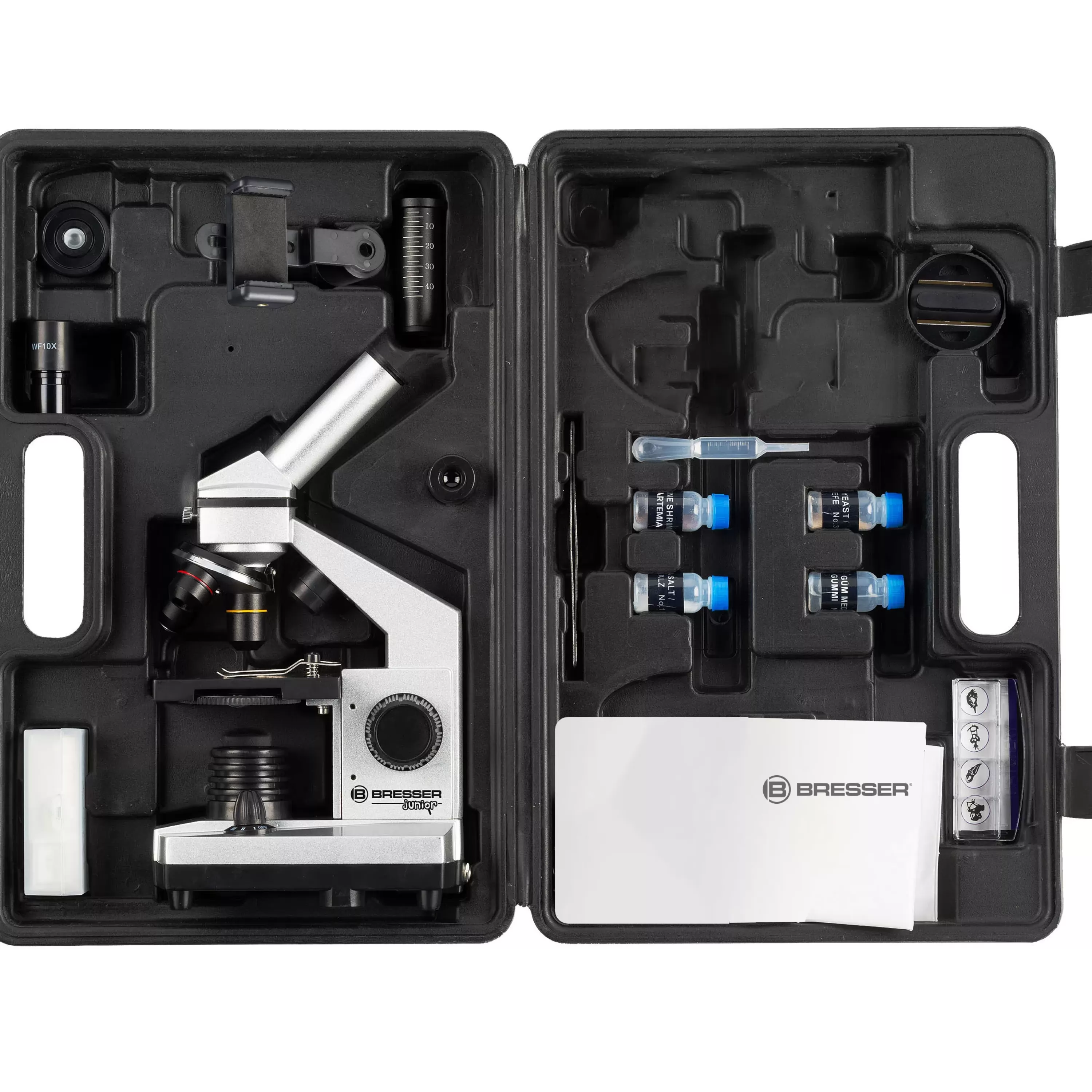 Online Bresser JUNIOR Biolux CA 40x-1024x Mikroskop inkl. Smartphone Halterung