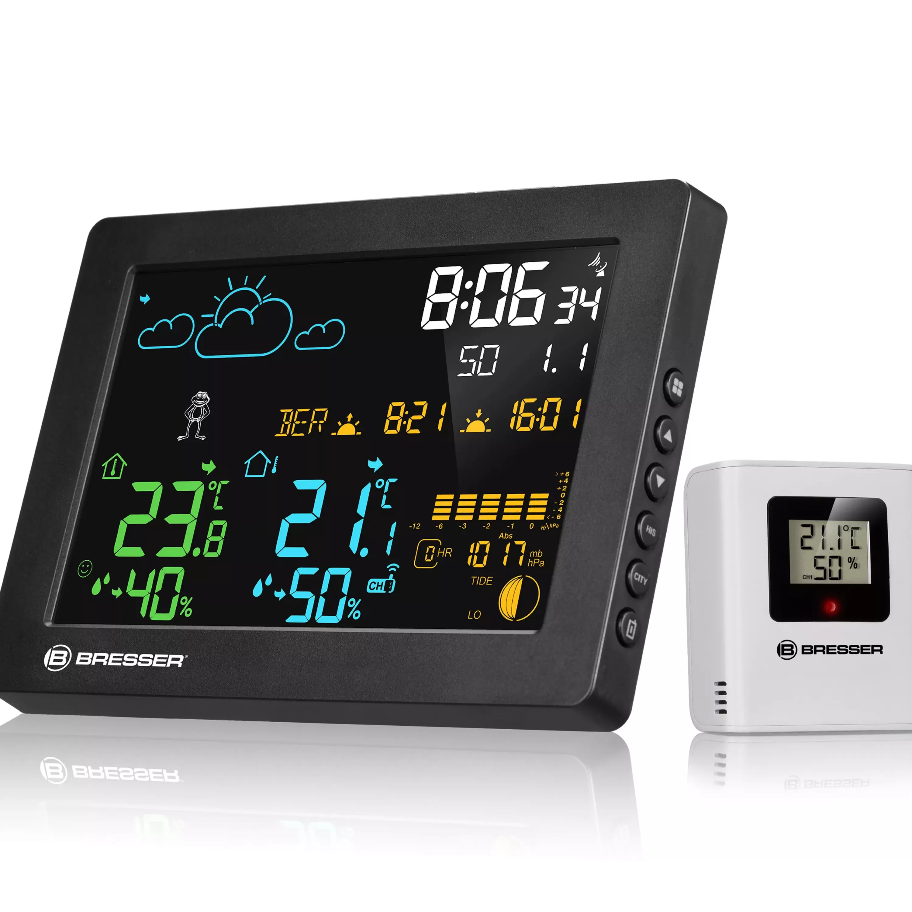 Outlet Bresser MeteoTemp Baro HZ Farbwetterstation