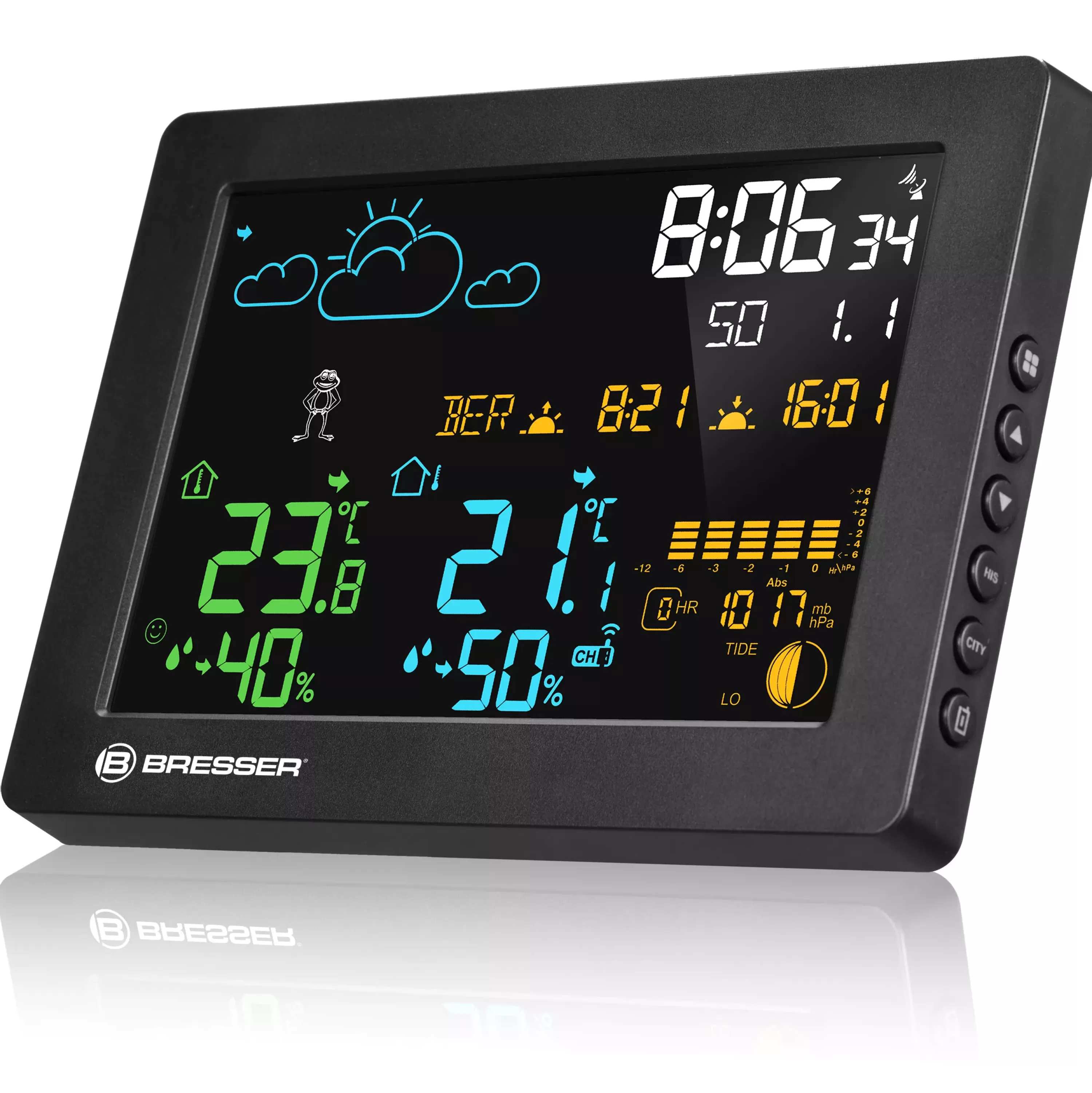 Outlet Bresser MeteoTemp Baro HZ Farbwetterstation