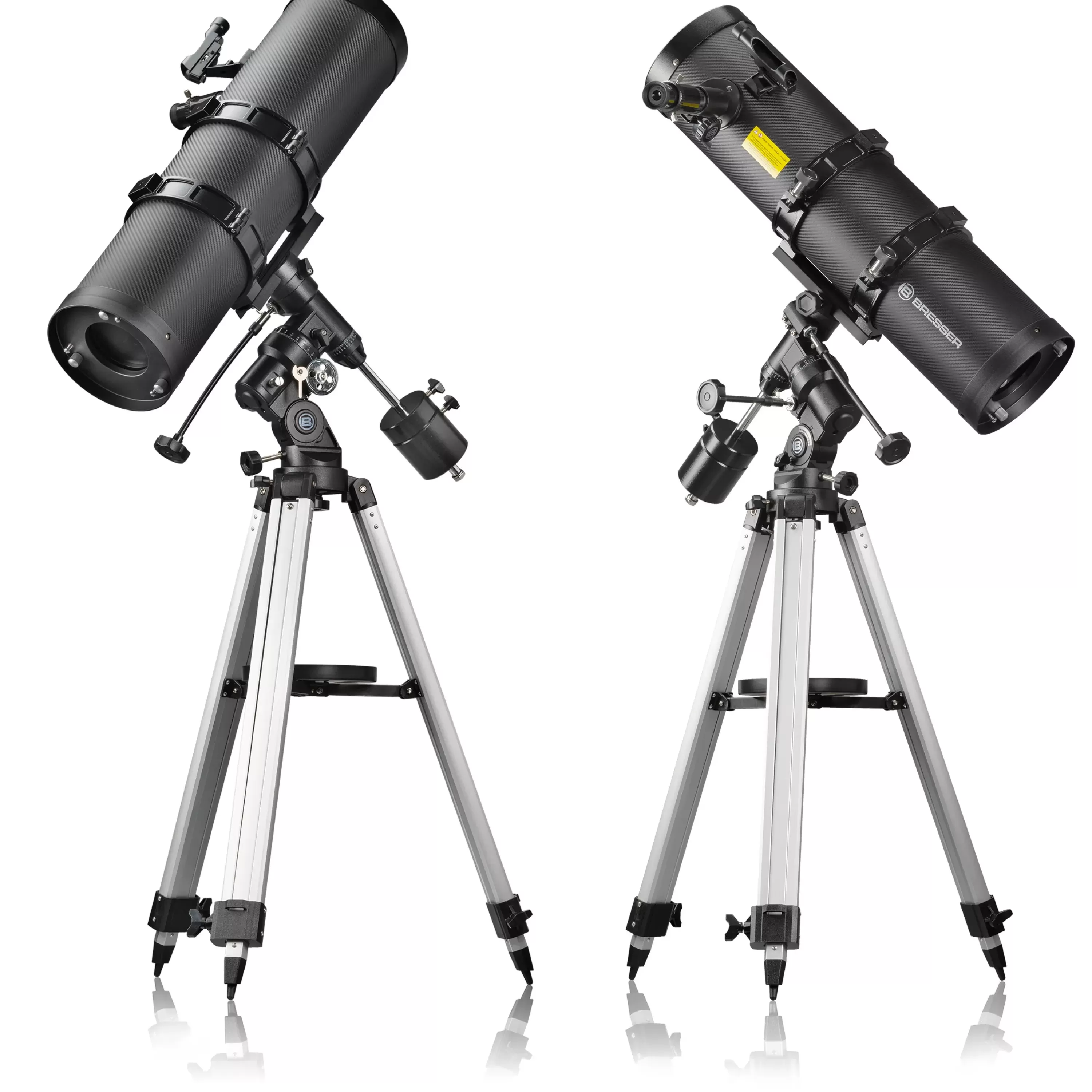 Fashion Bresser Pollux-II 150/1400 EQ3 Spiegelteleskop mit Smartphone-Adapter & Sonnenfilter