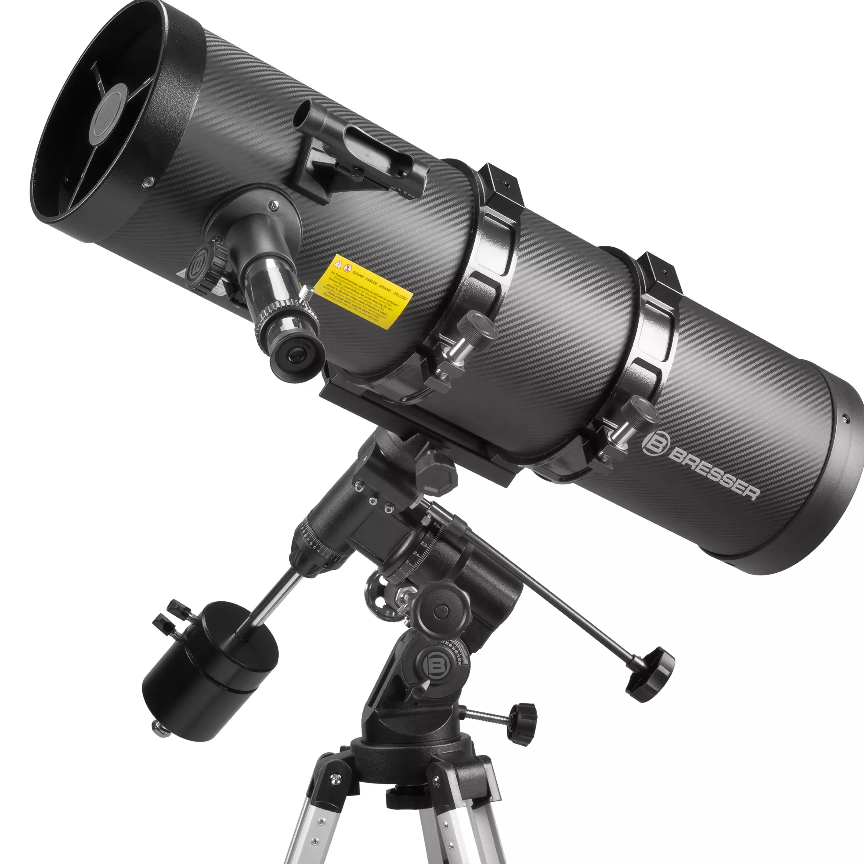 Fashion Bresser Pollux-II 150/1400 EQ3 Spiegelteleskop mit Smartphone-Adapter & Sonnenfilter