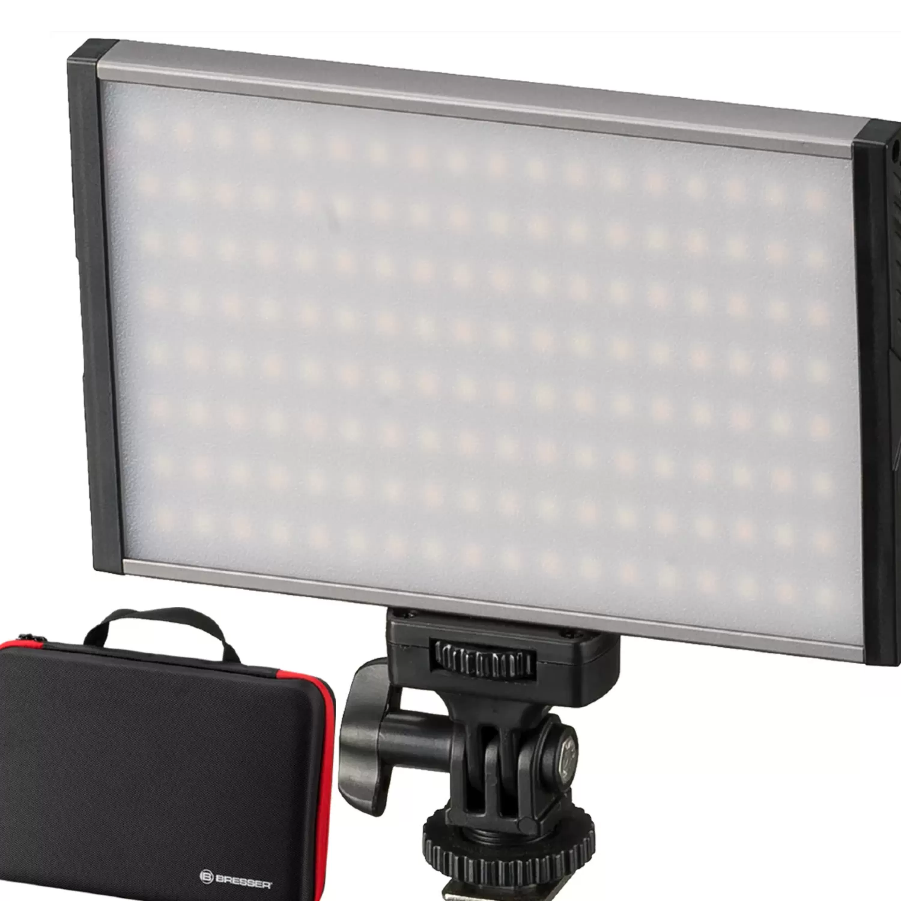 Store Bresser PT Pro 15B Bi-Color LED Videoleuchte mit Etui