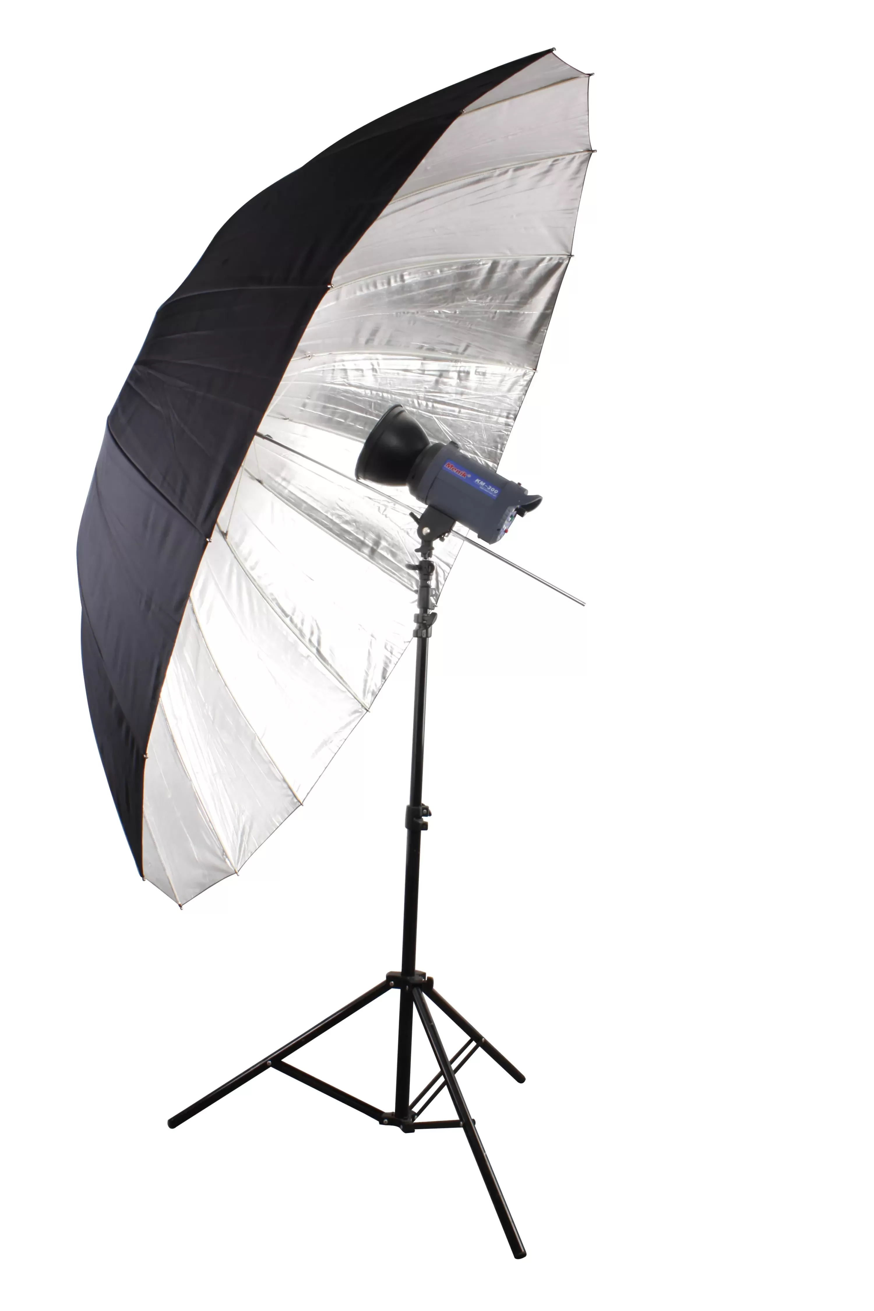 Store Bresser SM-09 Jumbo Reflexschirm silber/schwarz 180 cm