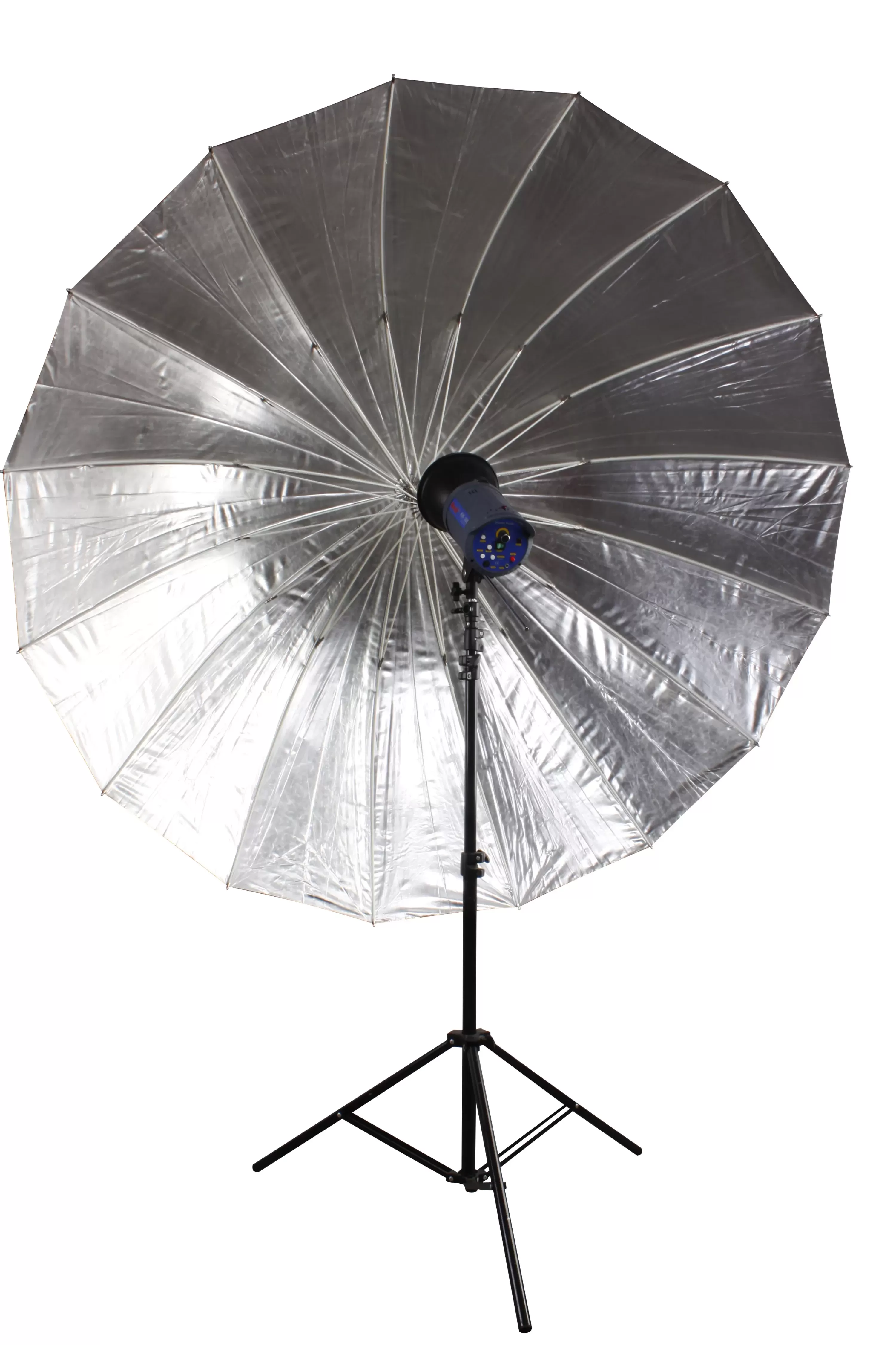 Store Bresser SM-09 Jumbo Reflexschirm silber/schwarz 180 cm