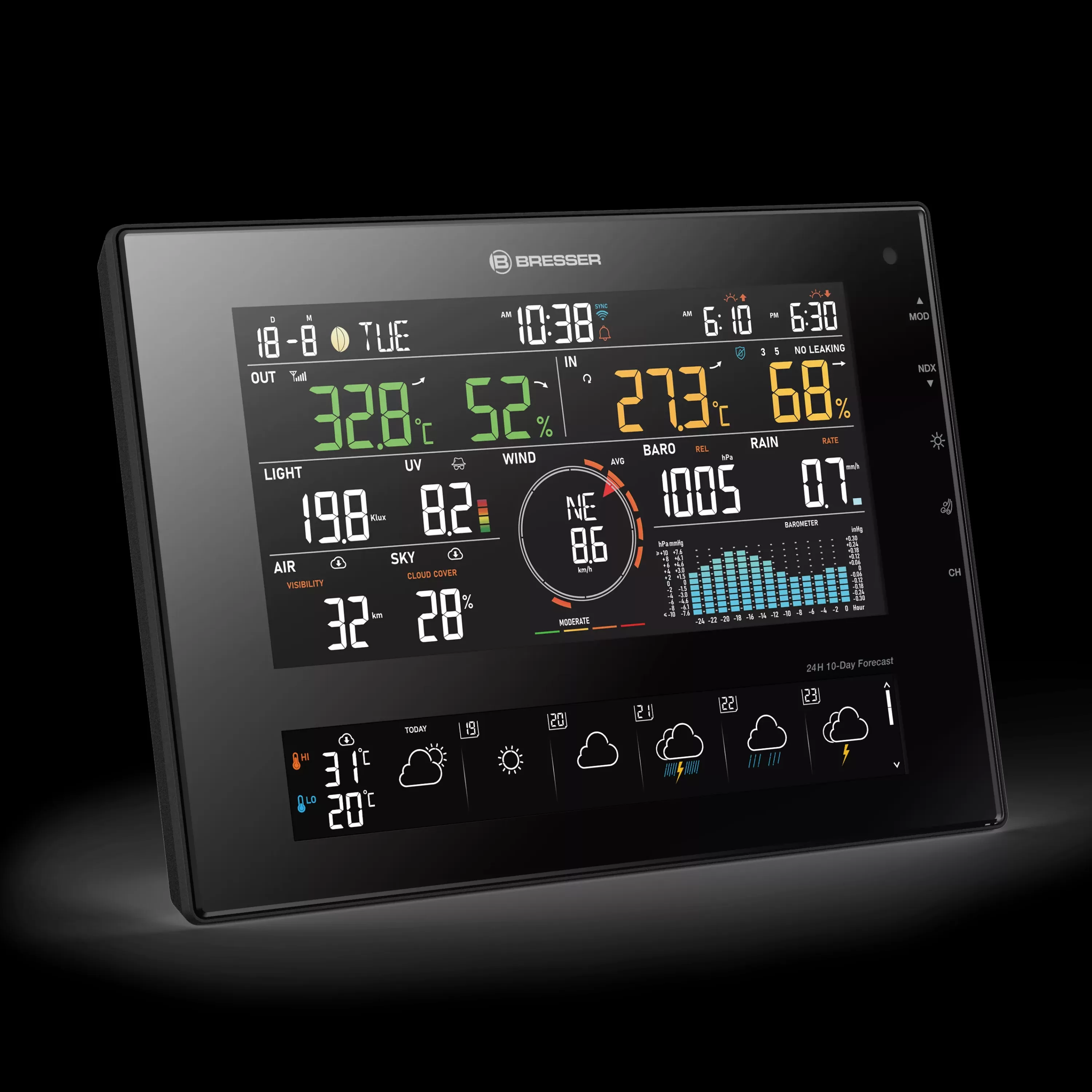 Cheap Bresser 11-Tage 4CAST CV WLAN-Wetterstation 7-in-1