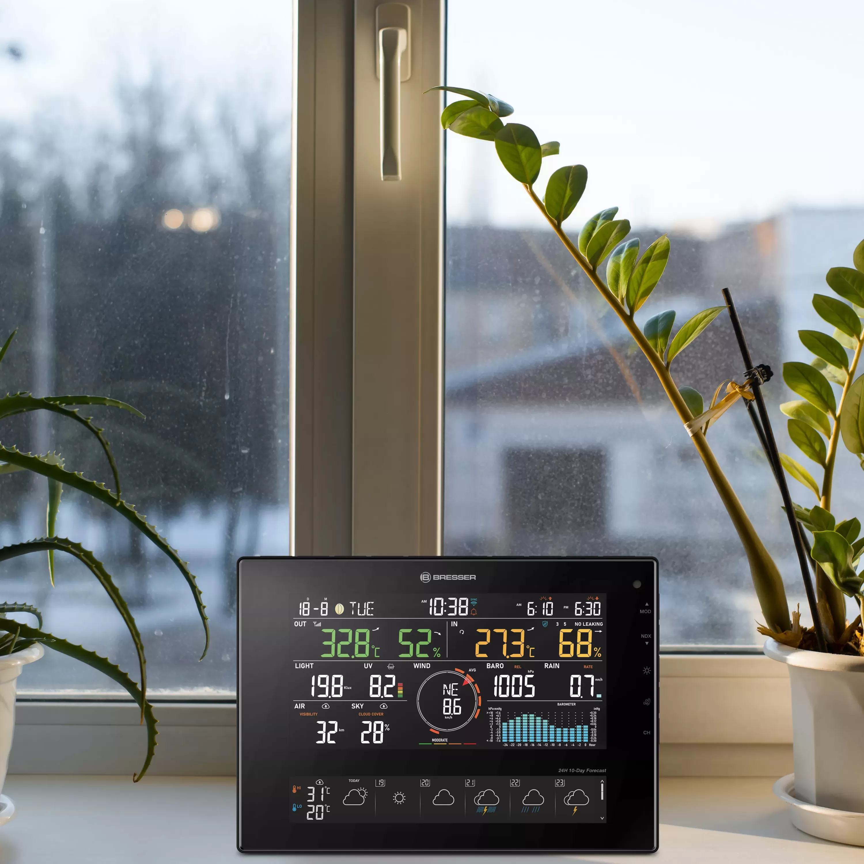 Cheap Bresser 11-Tage 4CAST CV WLAN-Wetterstation 7-in-1