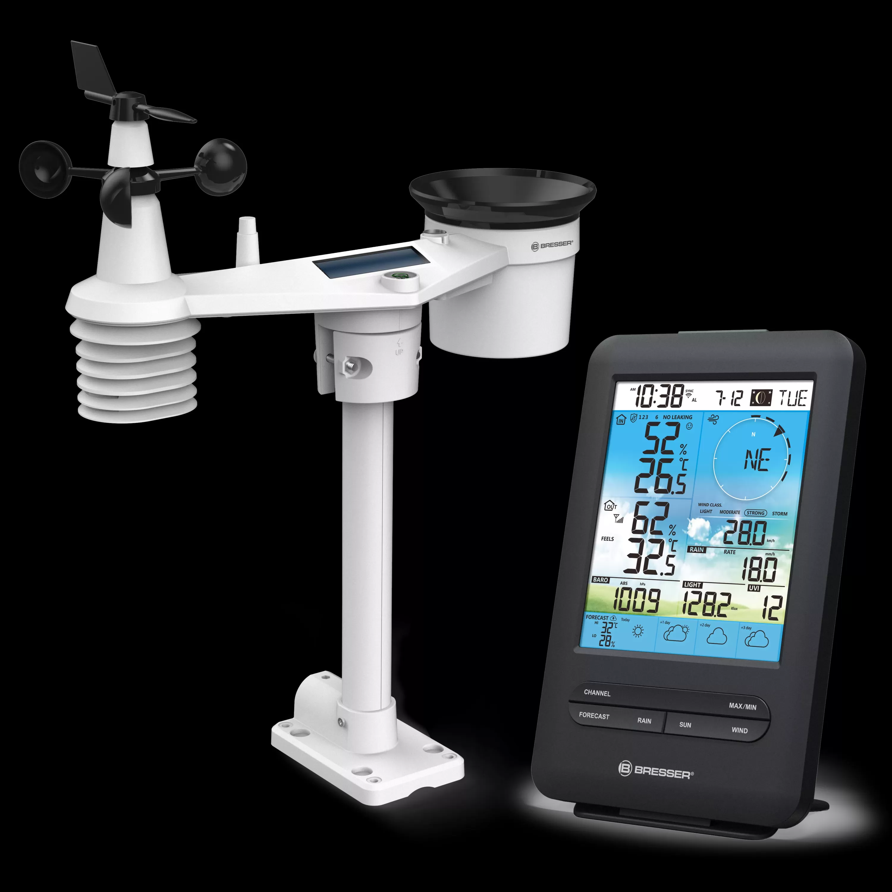 Cheap Bresser 4-Tage 4CAST WLAN-Wetterstation mit 7-in-1-Außensensor