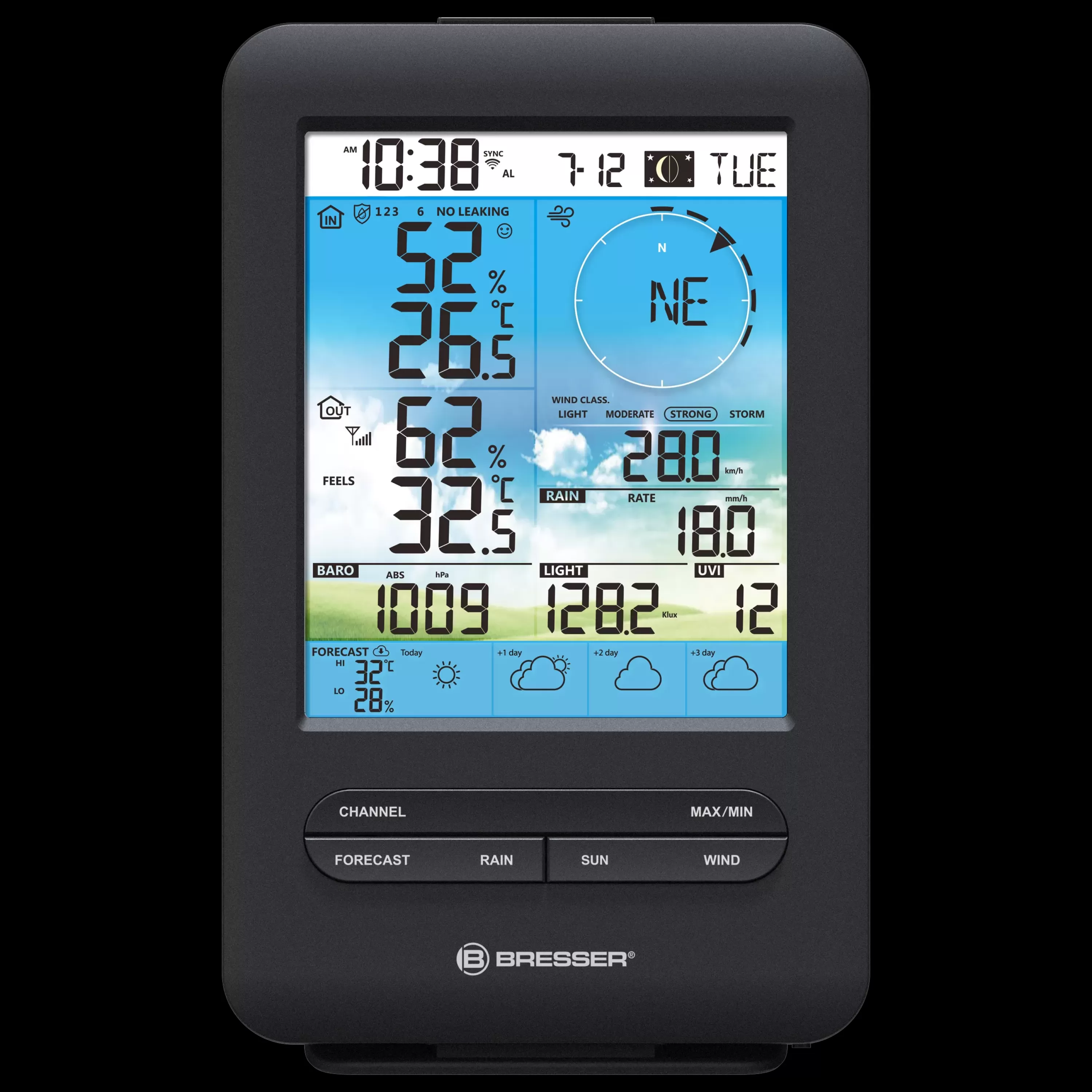 Cheap Bresser 4-Tage 4CAST WLAN-Wetterstation mit 7-in-1-Außensensor