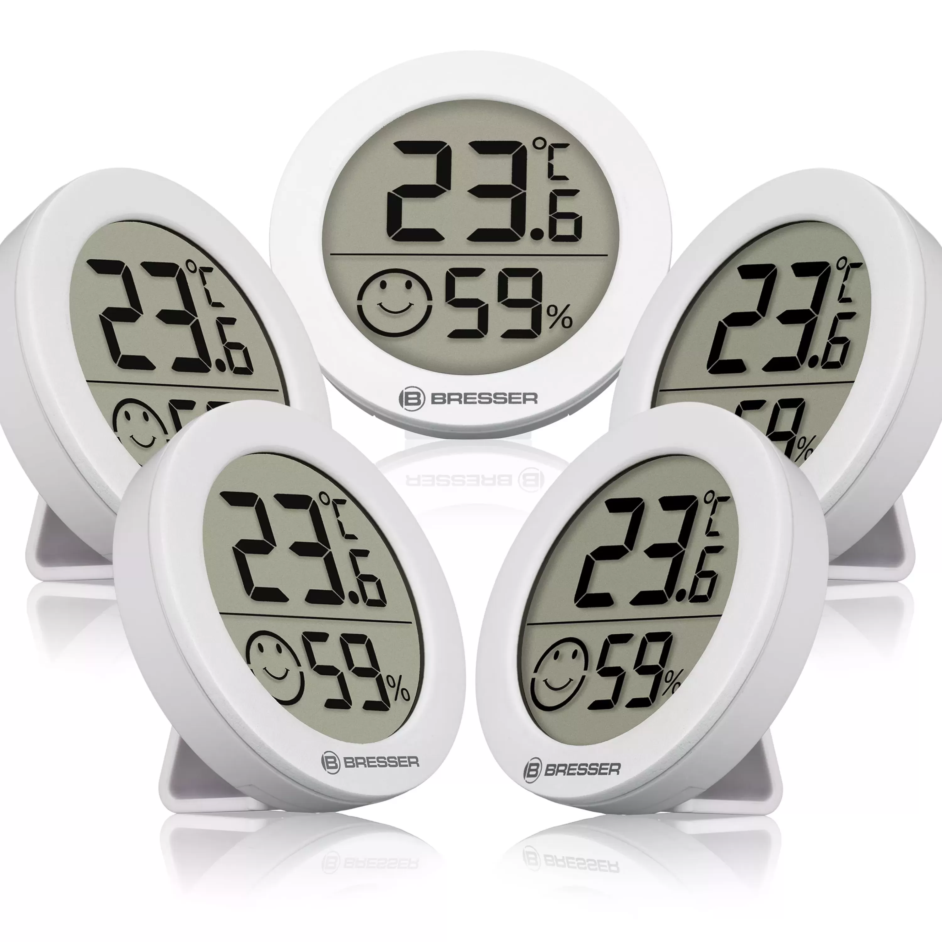 Best Sale Bresser Thermo-Hygrometer Smile 5er-Set