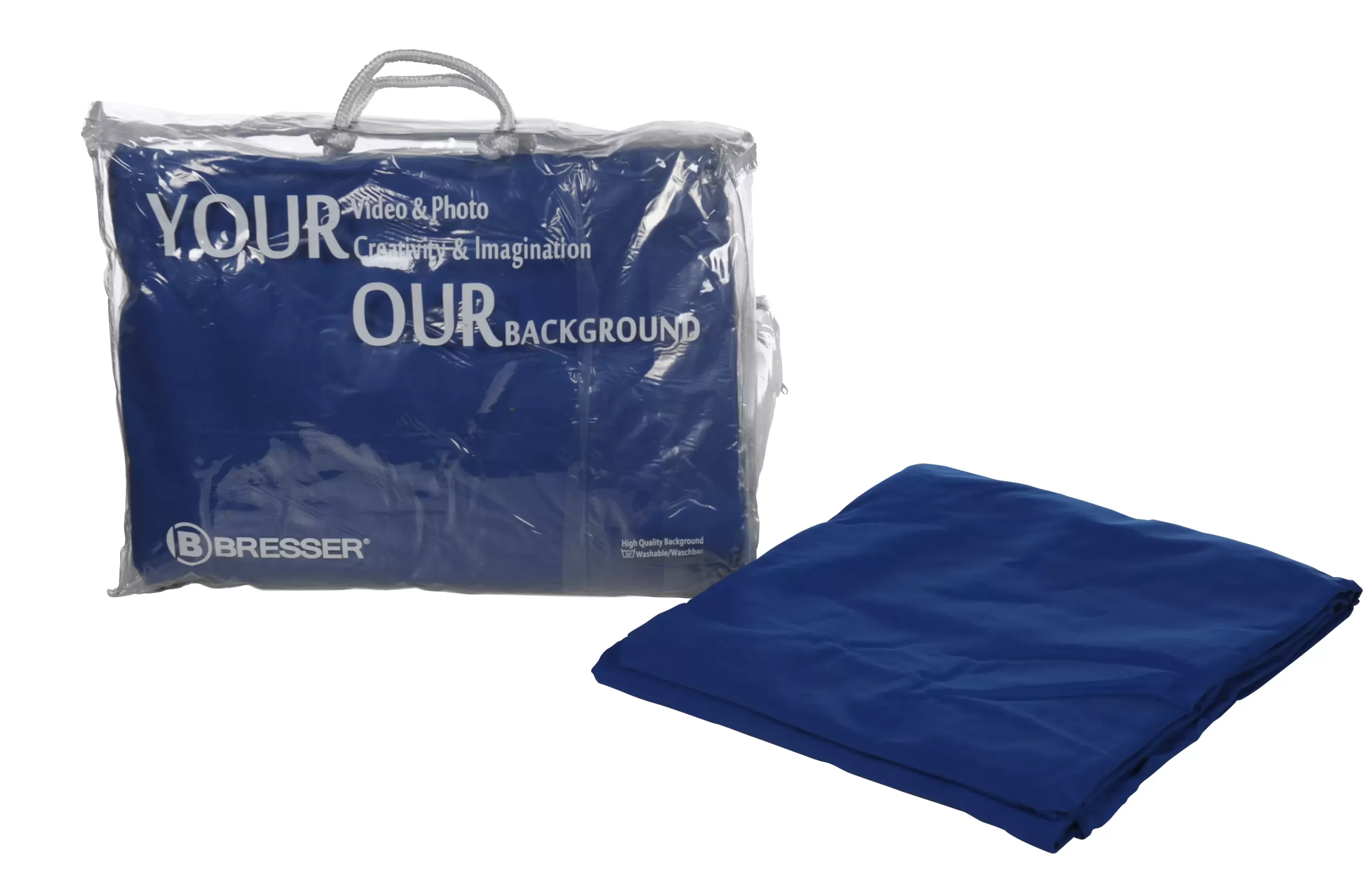 Sale Bresser Y-9 Hintergrundtstoff 3 x 4m Chromakey Blau