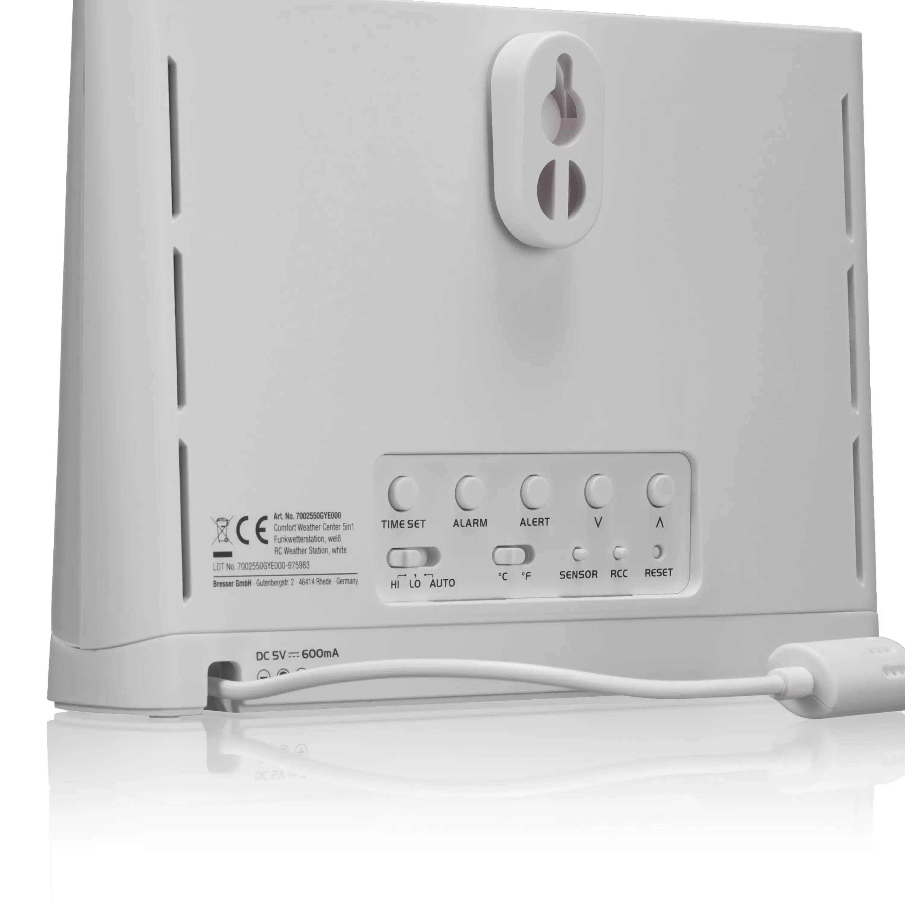 Cheap Bresser zusätzliche / Ersatz-Basisstation für 5-in-1 Comfort Wetter Center 7002550GYE000 weiß
