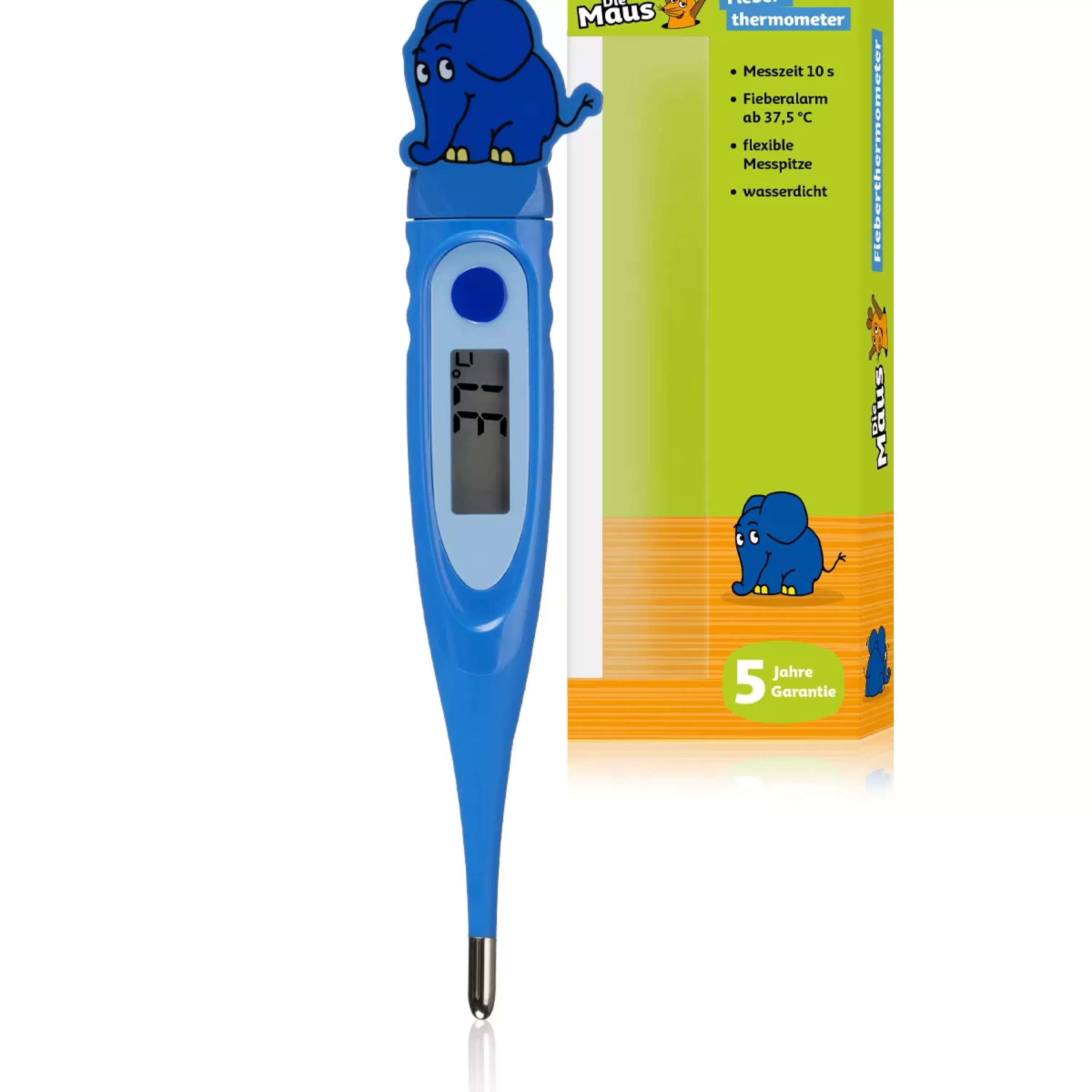 Cheap Bresser DieMaus Digitales Fieberthermometer für Kinder im 2D-Design