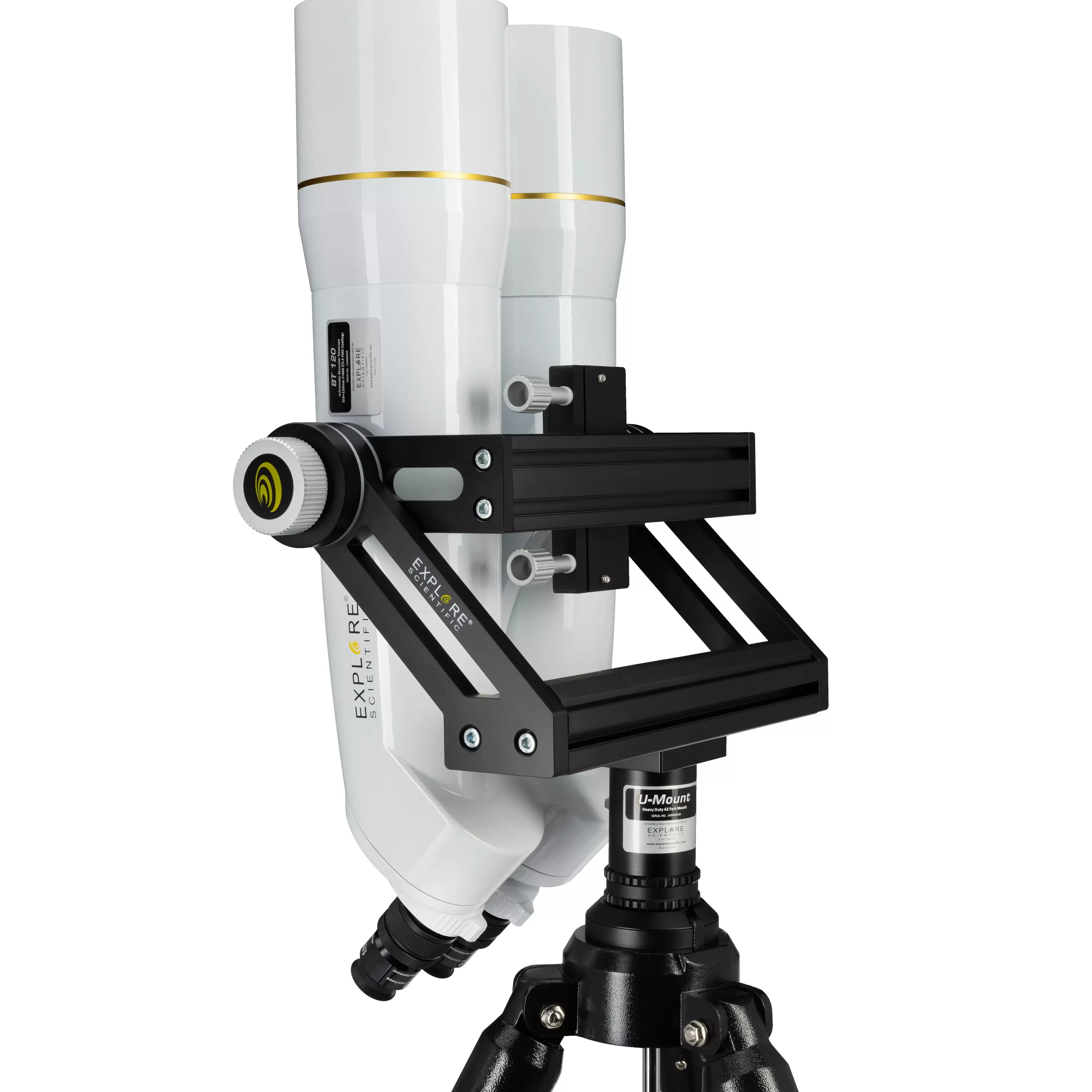 Outlet Bresser EXPLORE SCIENTIFIC BT-120 SF Großfernglas mit 62 Grad LER Okularen 20mm