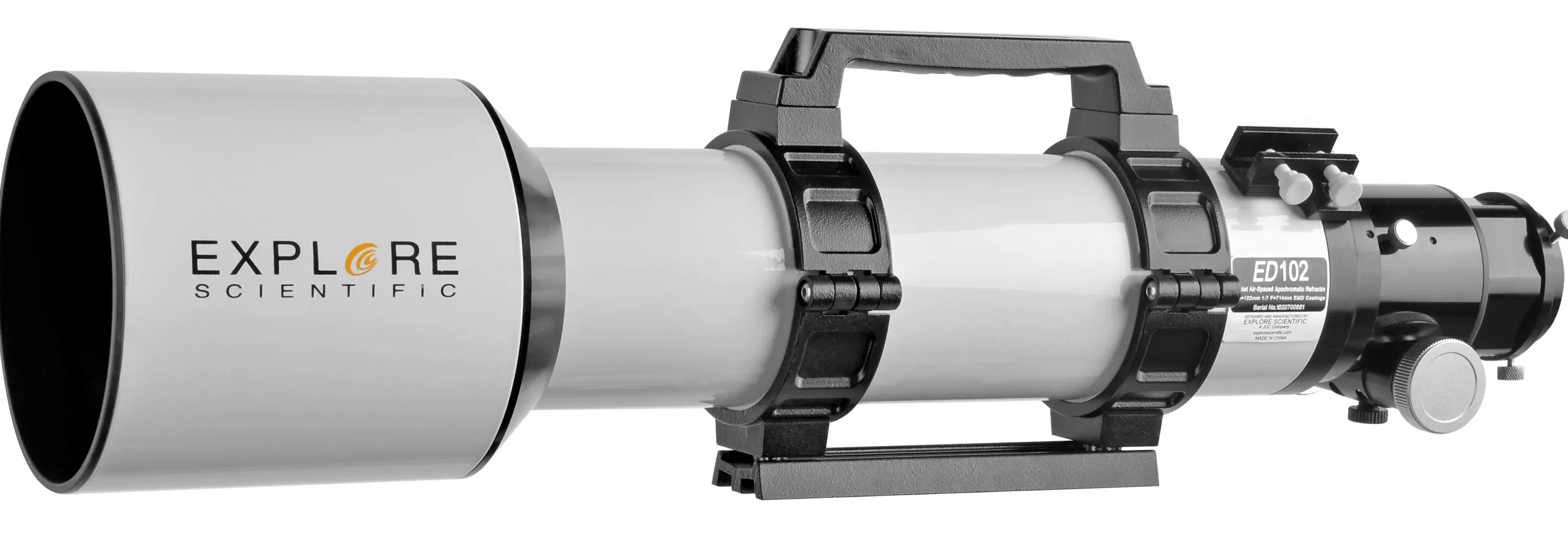 Cheap Bresser EXPLORE SCIENTIFIC ED APO 102mm f/7 Alu FCD-100 Alu HEX