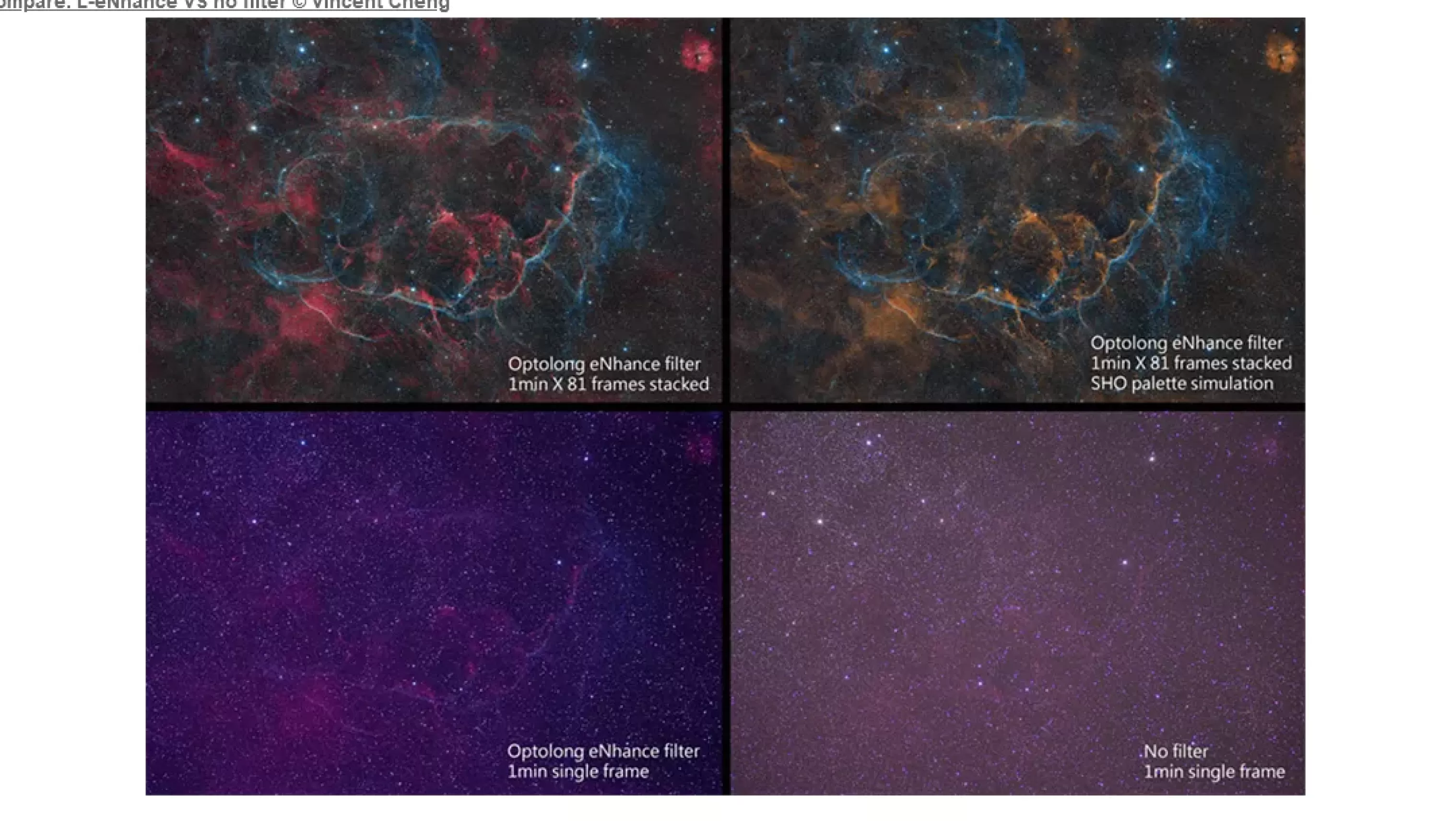 Hot Bresser EXPLORE SCIENTIFIC OPTOLONG 1.25'' L-eNhance Deep-Sky Light Pollution Filter