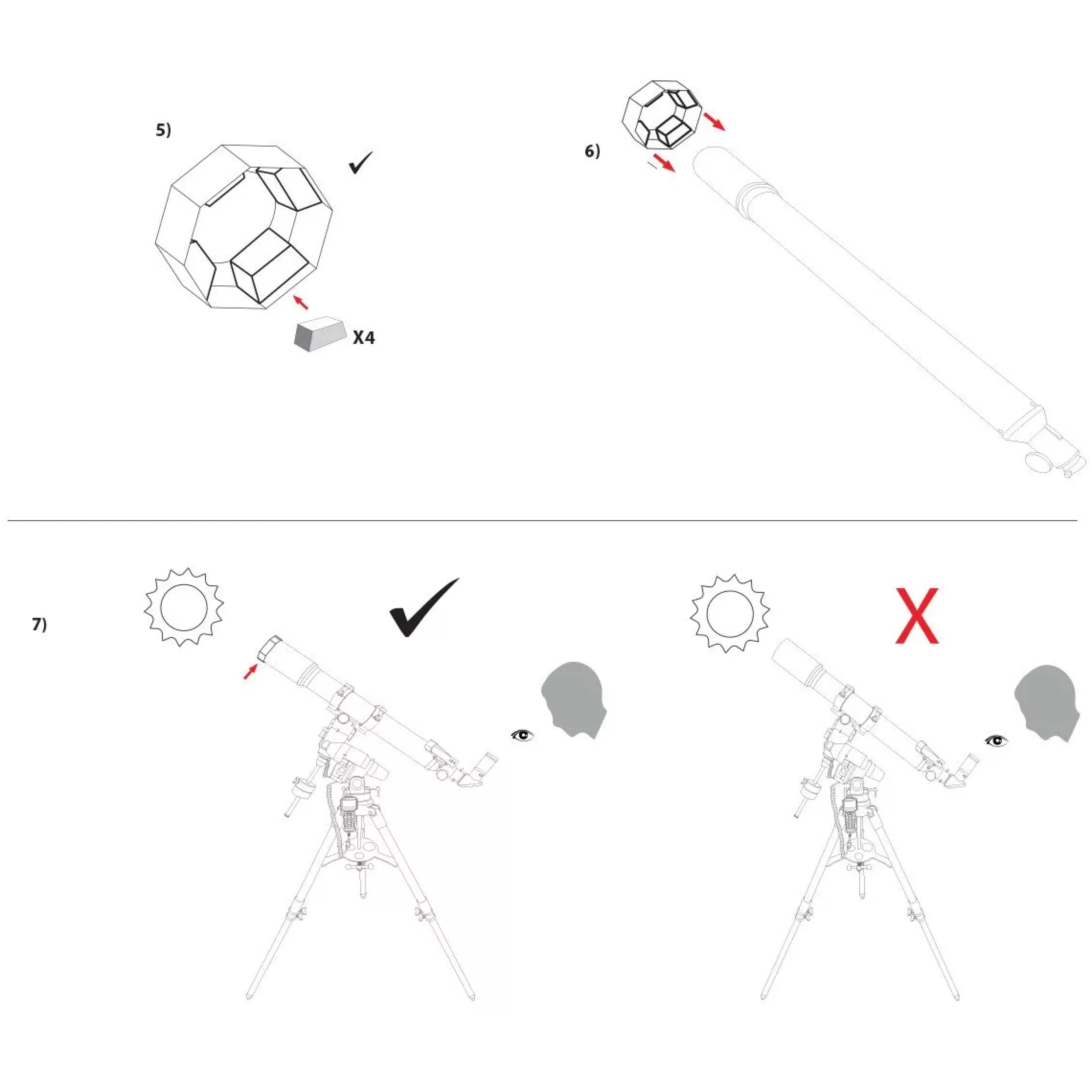 Discount Bresser EXPLORE SCIENTIFIC Sun Catcher Sonnenfilter für 80-102mm Teleskope