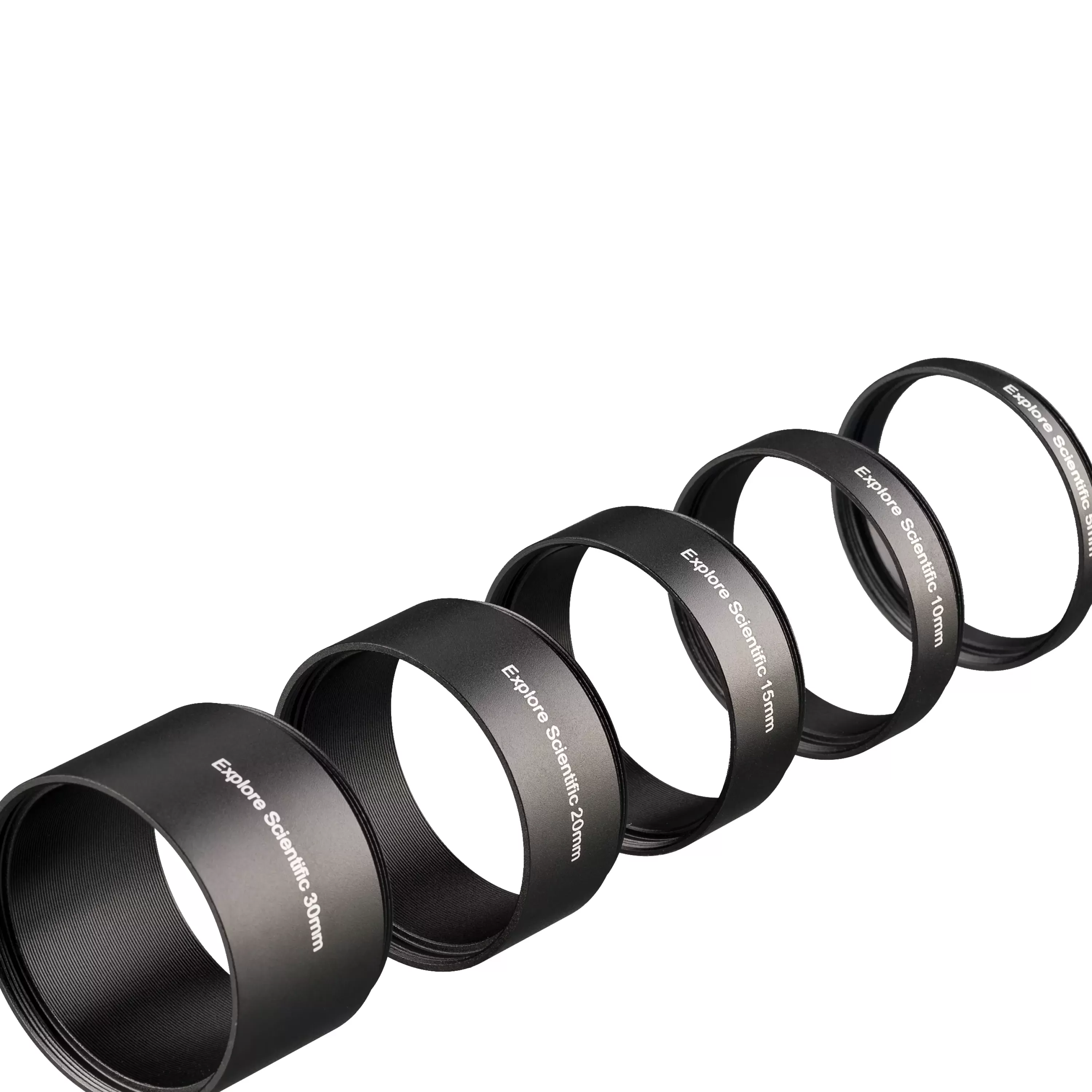 New Bresser EXPLORE SCIENTIFIC Verlängerungshülsenset M48x0.75 - 5-teilig (30, 20, 15, 10 und 5 mm)