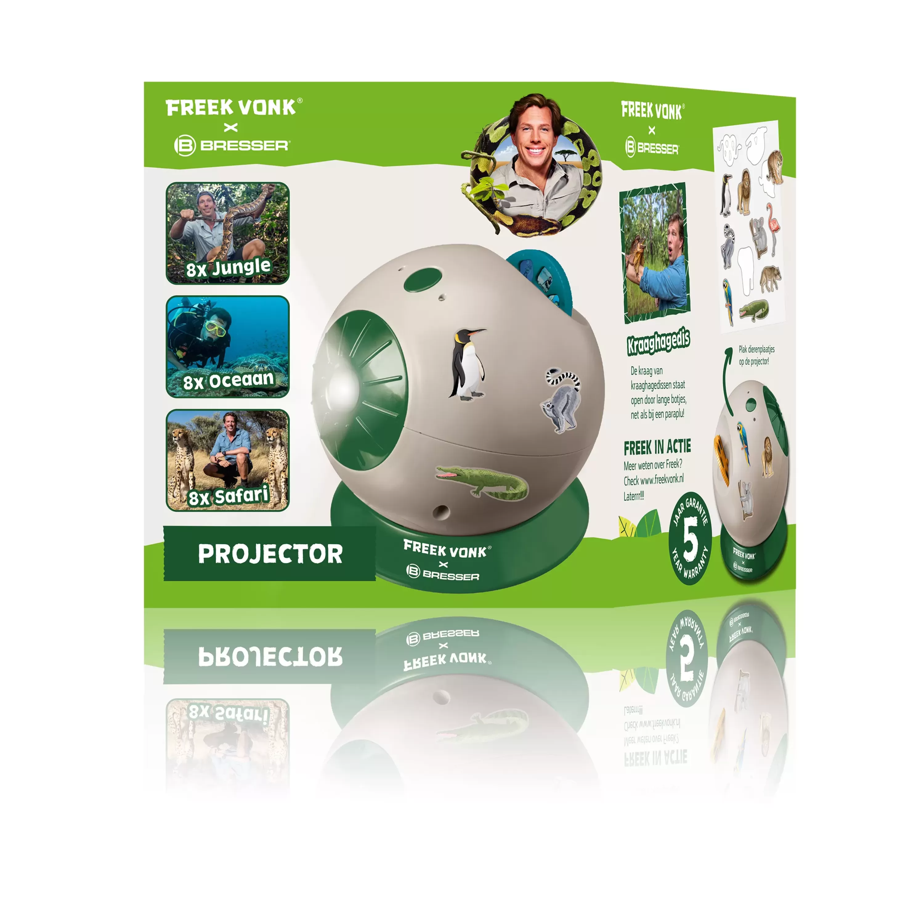 Best Bresser FREEK VONK x Projektor mit Stickern für Kinder