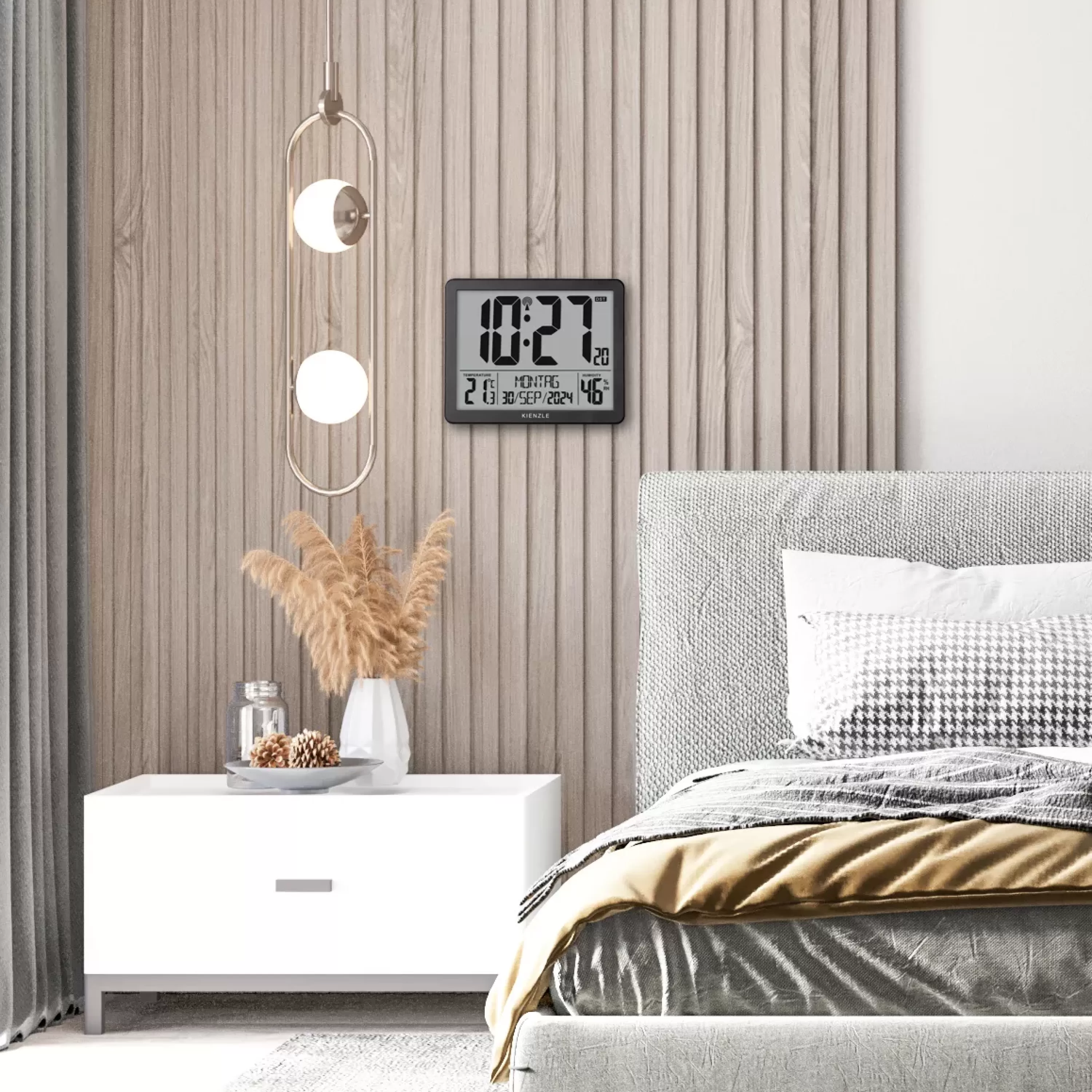 Outlet Bresser KIENZLE Digitaler XXL Funkwecker