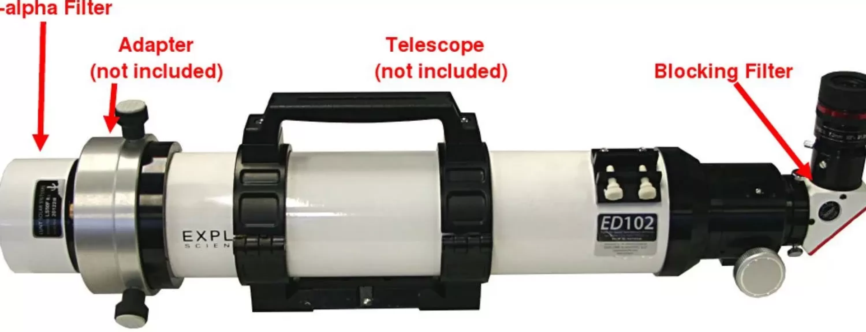 New Bresser LUNT LS50FHa/B600d2 H-Alpha Sonnenfilter