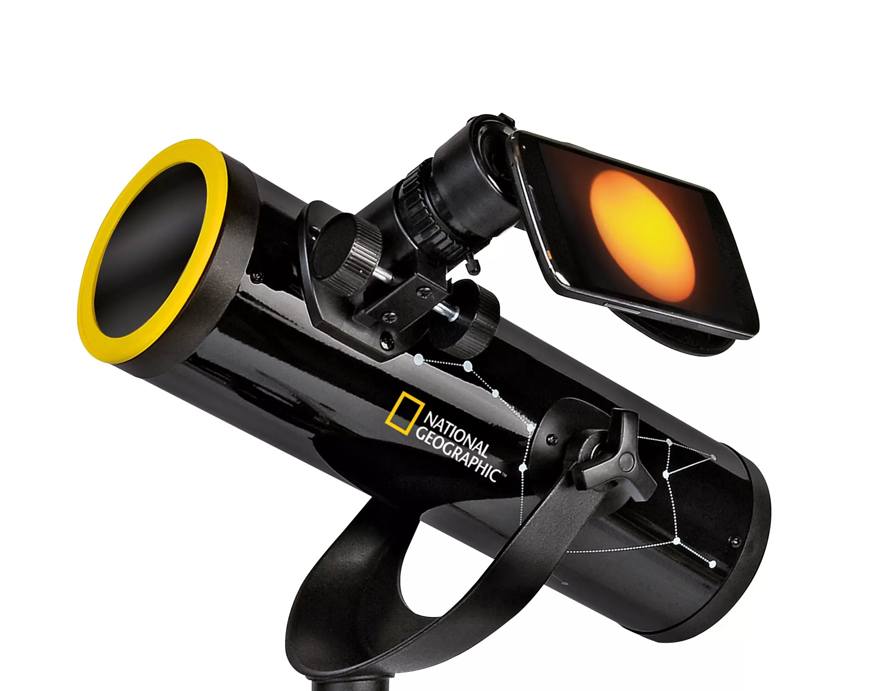 Cheap Bresser NATIONAL GEOGRAPHIC 76/350 Teleskop mit Sonnenfilter und Smartphone-Halter