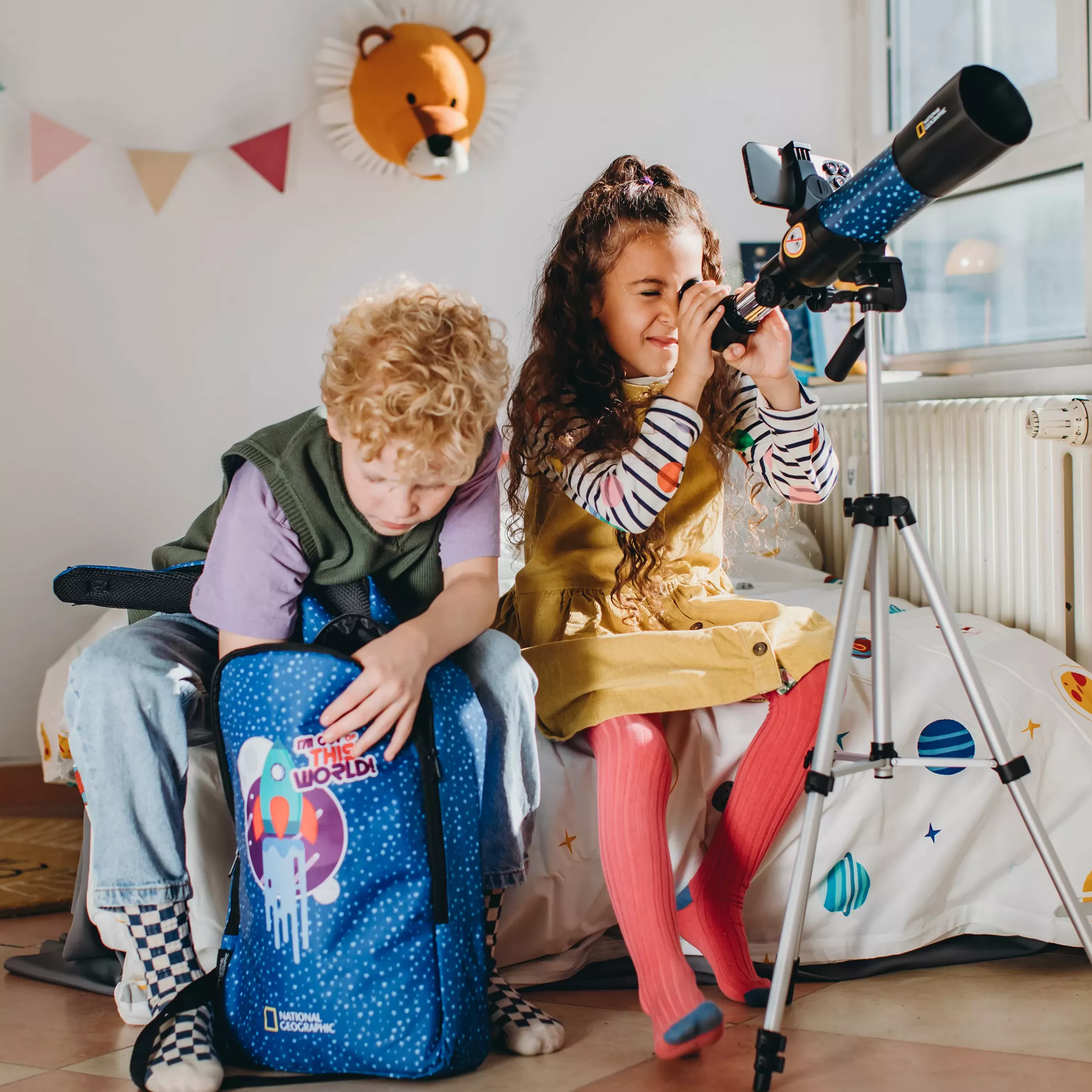New Bresser NATIONAL GEOGRAPHIC Kinderteleskop mit Augmented-Reality-App