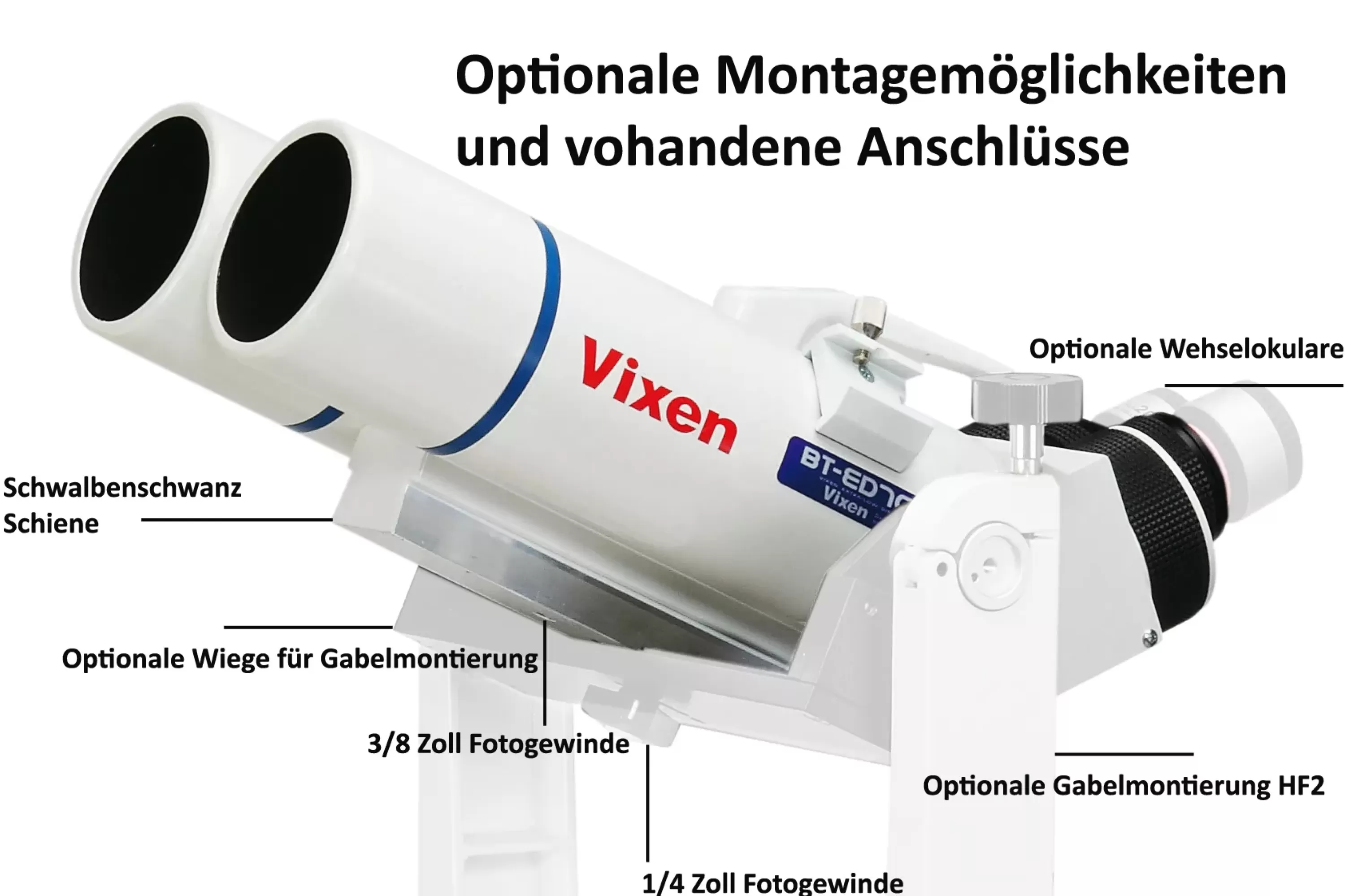 Outlet Bresser Vixen BT-ED70S-A Großfernglas