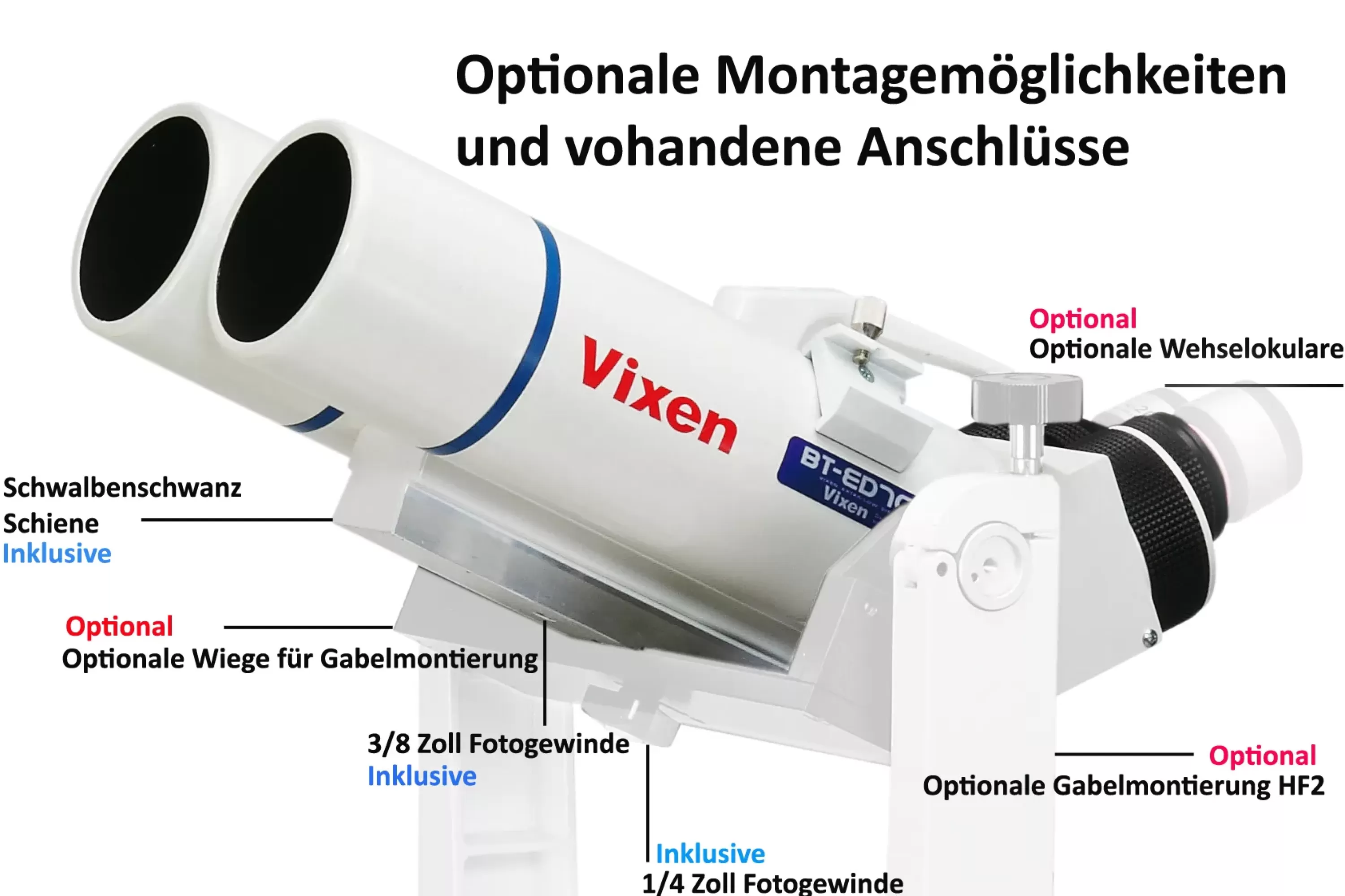Shop Bresser Vixen BT-81S-A astronomisches Großfernglas